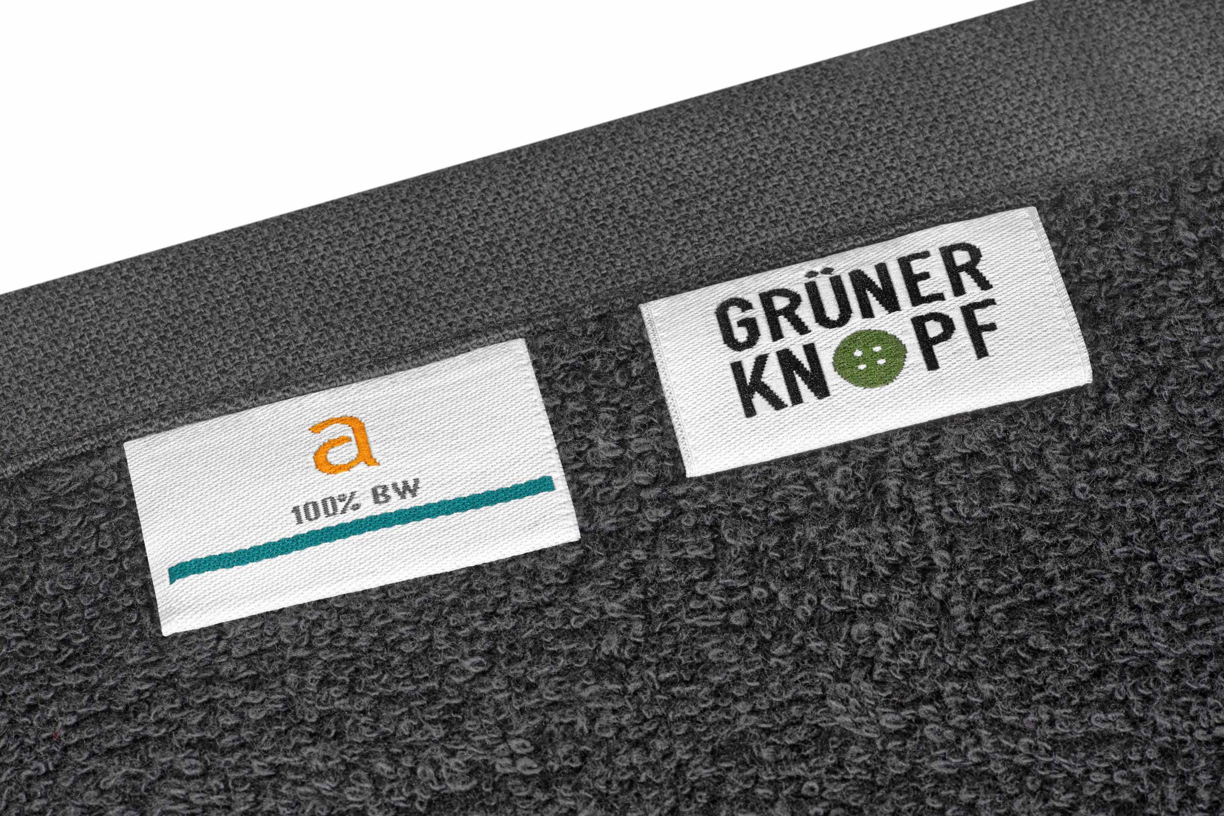 Badetücher Qualität Premium 6-teilig Set anthrazit 100% Baumwolle aurora Objektwäsche Handtuch Baumwolle, Rio