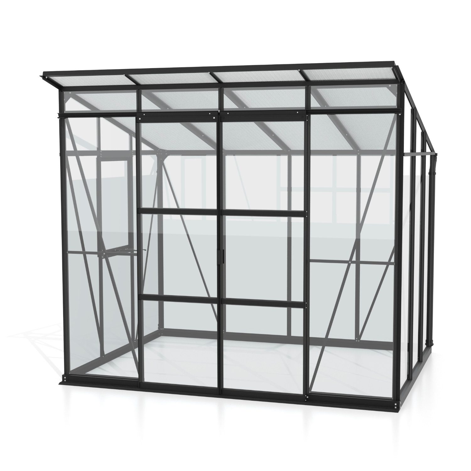 Vitavia Gewächshaus Playa 5900, 3,00 mm Wandstärke schwarz | Rabatt: 28%