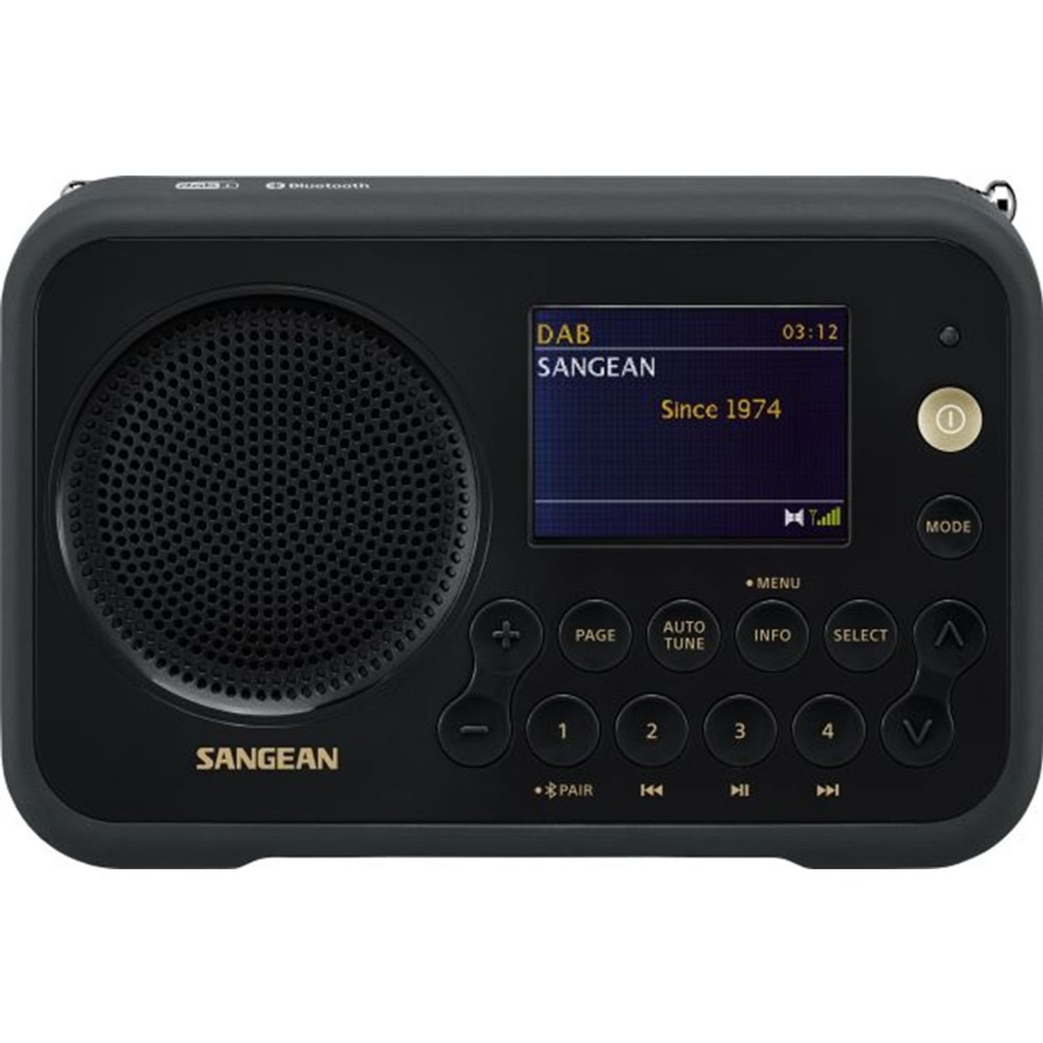 Sangean DPR-76 Digitalempfänger mit DAB+ / FM-RDS Digitalradio (DAB) (DAB)