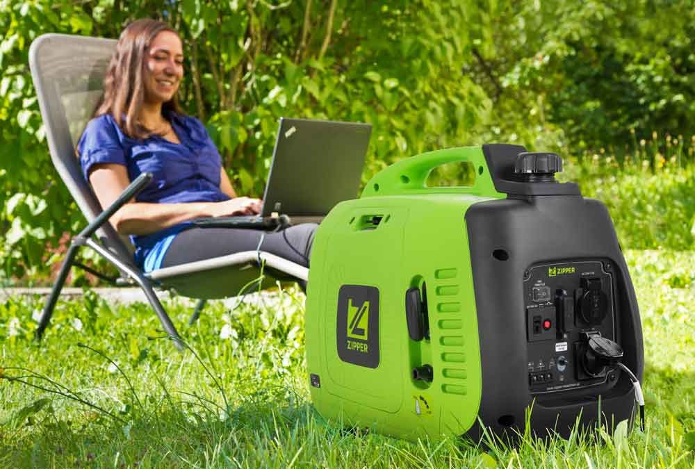 ZIPPER Stromerzeuger, 2,3 in kW, INVERTER Technologie – für sensible Geräte (Computer, etc)
