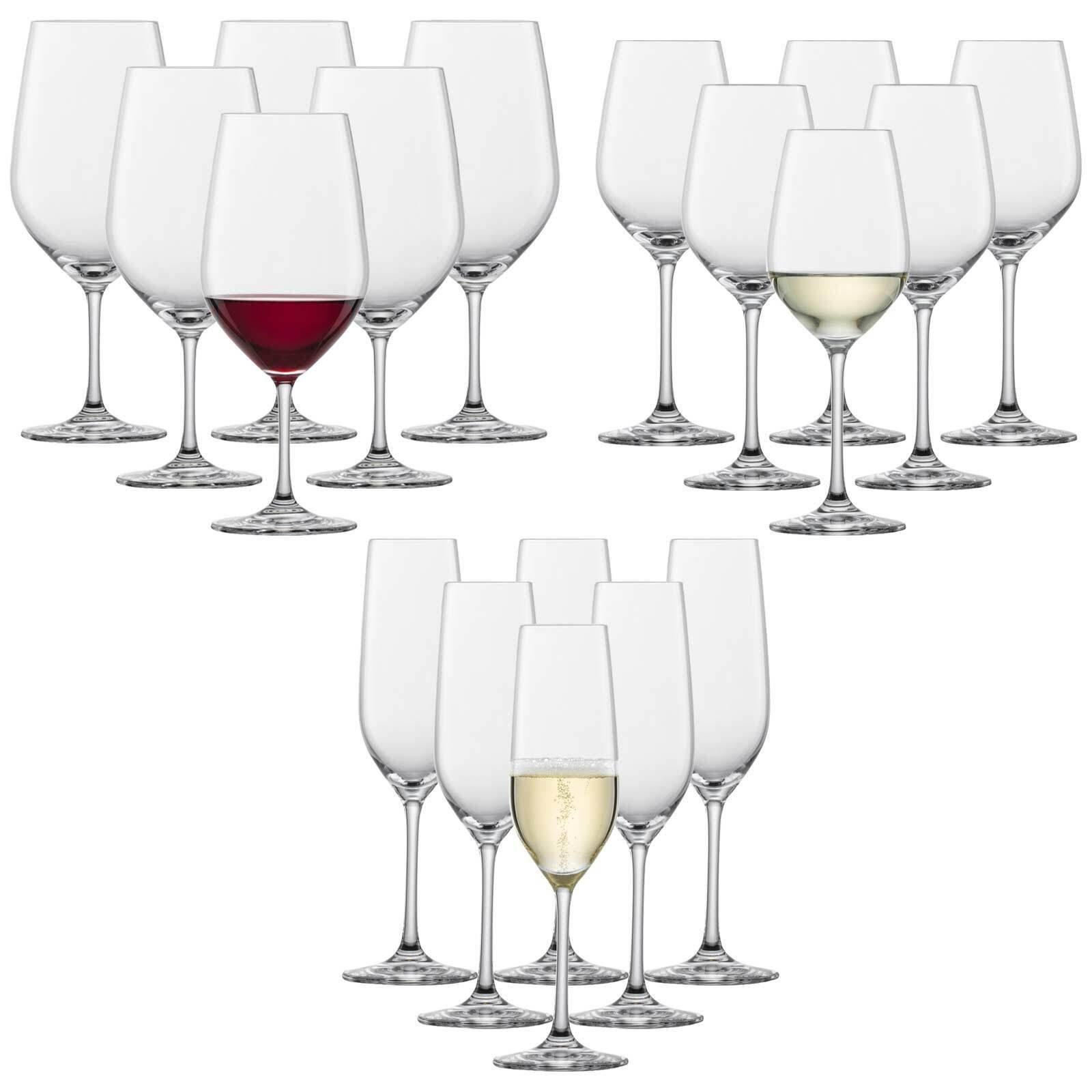 SCHOTT-ZWIESEL Glas Viña Wein- und Sektgläser 18er Set, Glas