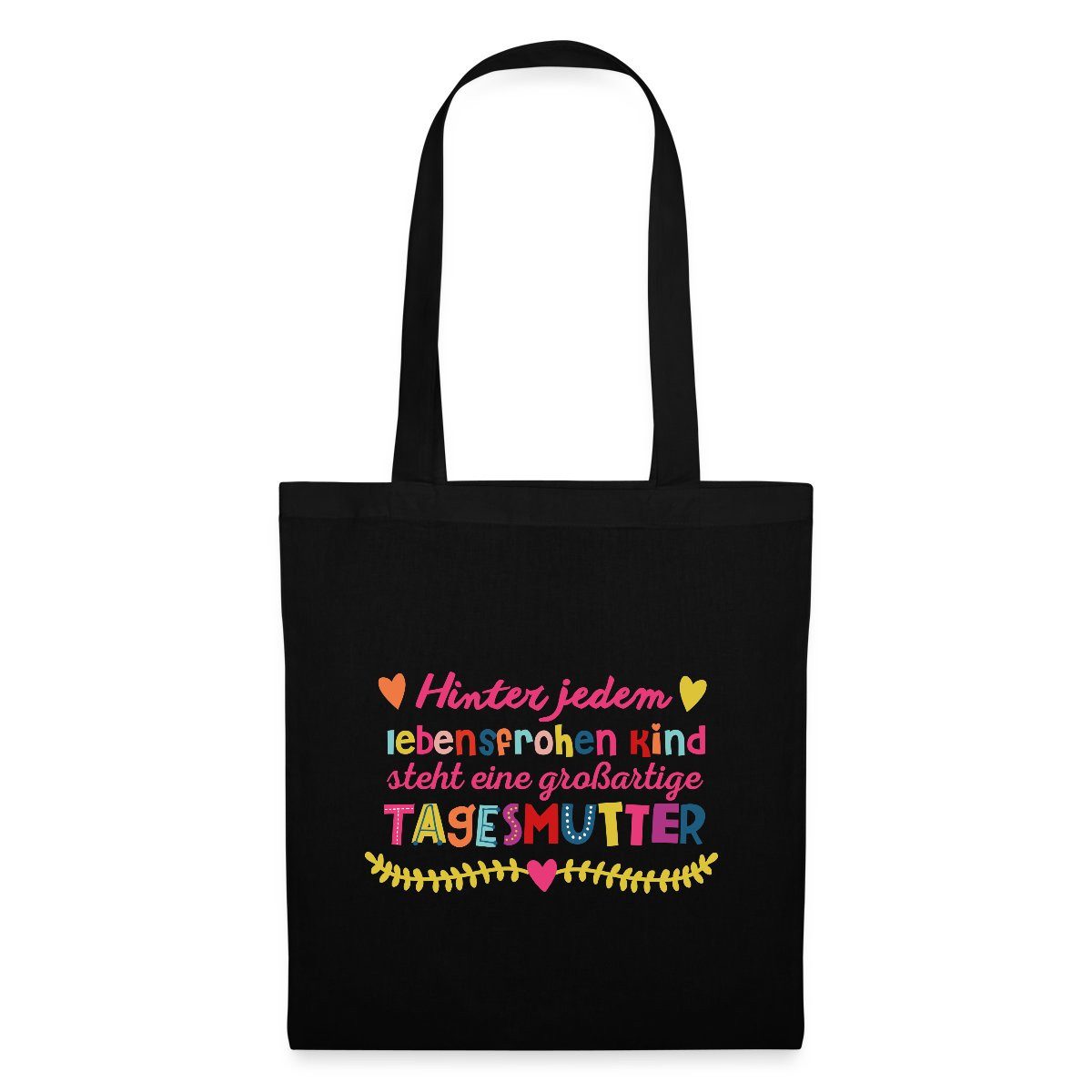 Henkeltasche Großartige Tagesmutter Abschiedsgeschenk Spruch Stoffbeutel