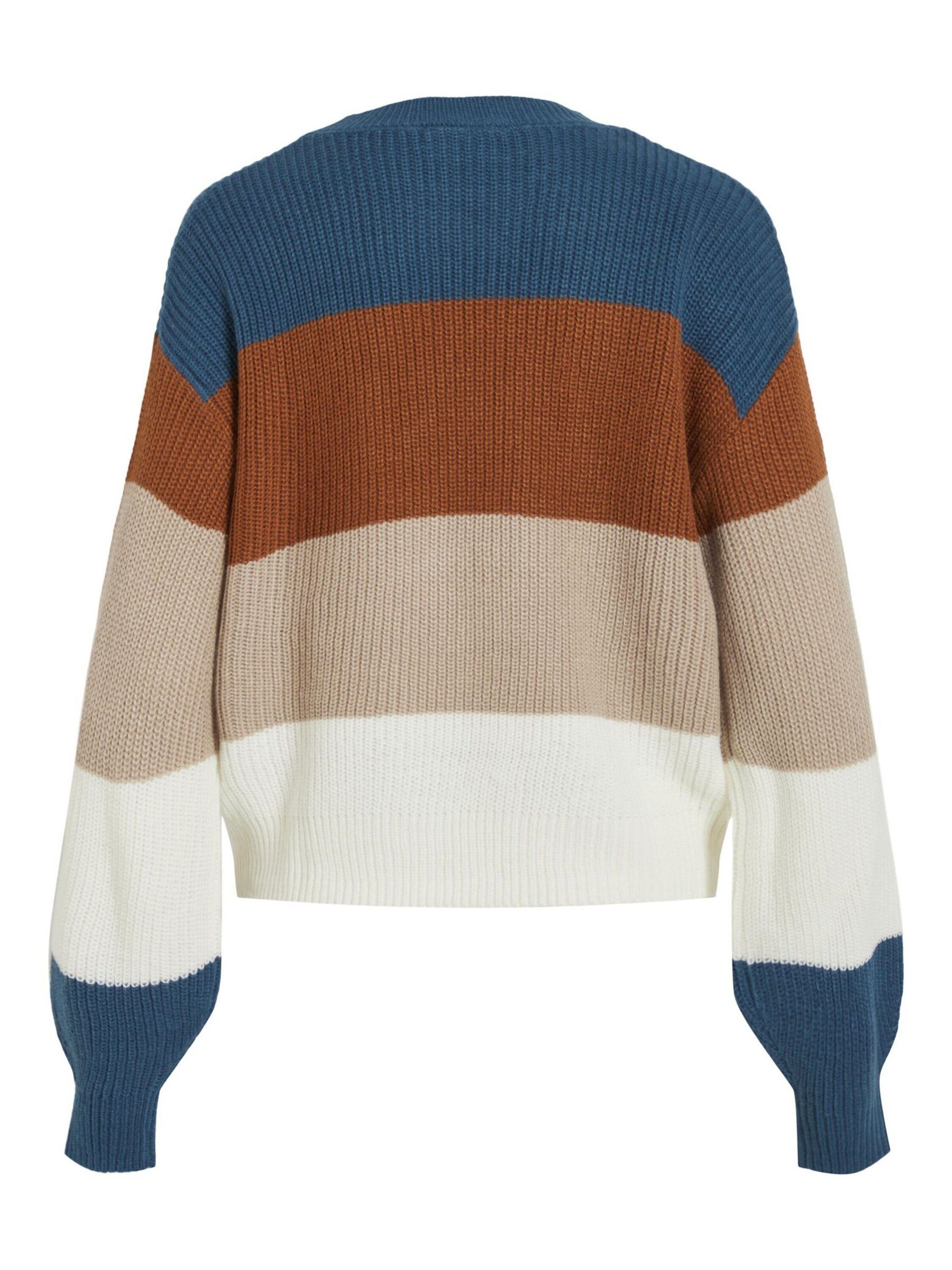 Vila Strickpullover (1-tlg) Plain/ohne Details günstig online kaufen