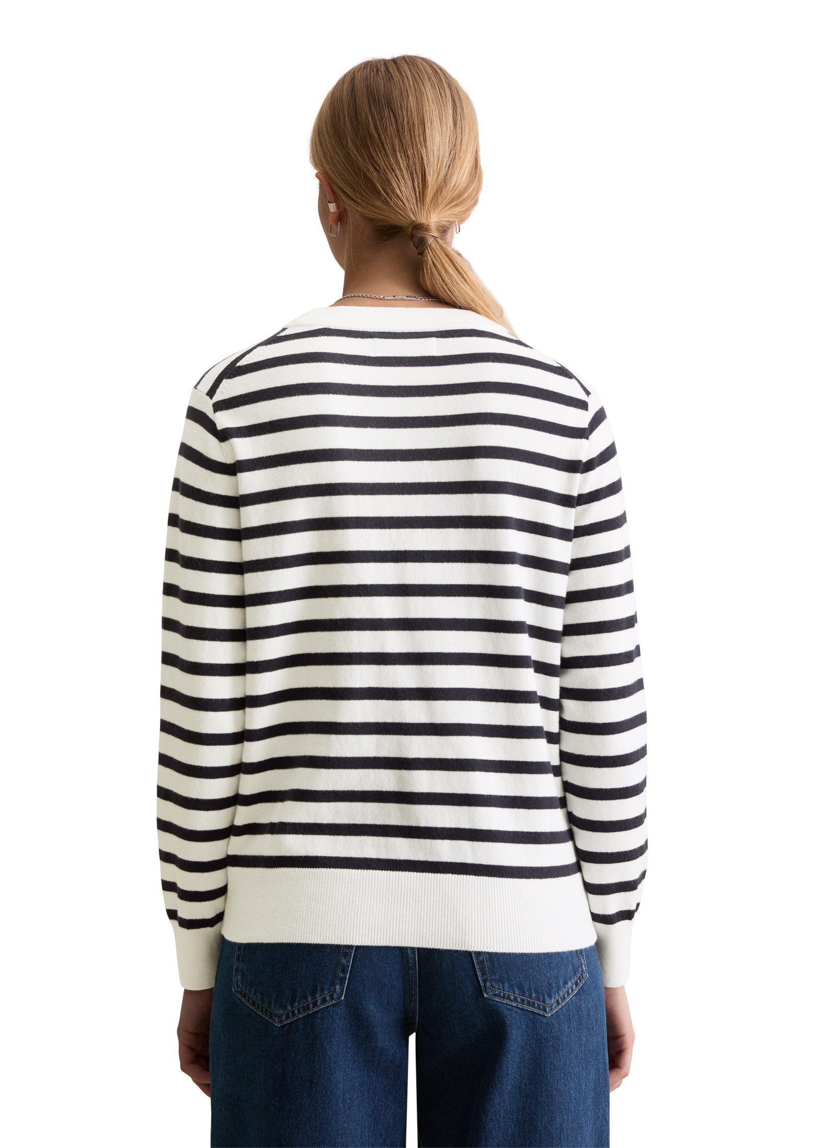 Marc O'Polo DENIM Strickpullover aus Soft Cotton Stretch