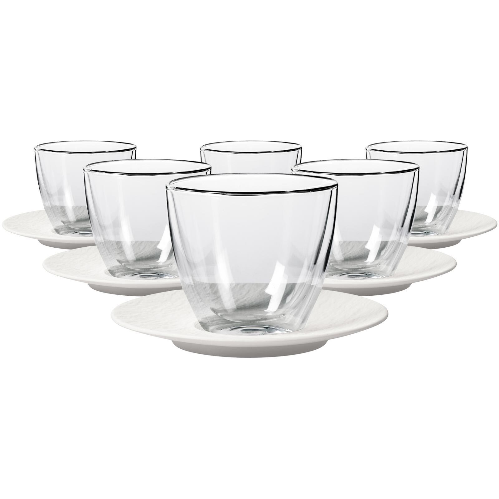 Latte-Macchiato-Glas Manufacture Rock Café au Lait-Set 250 ml 6er Set