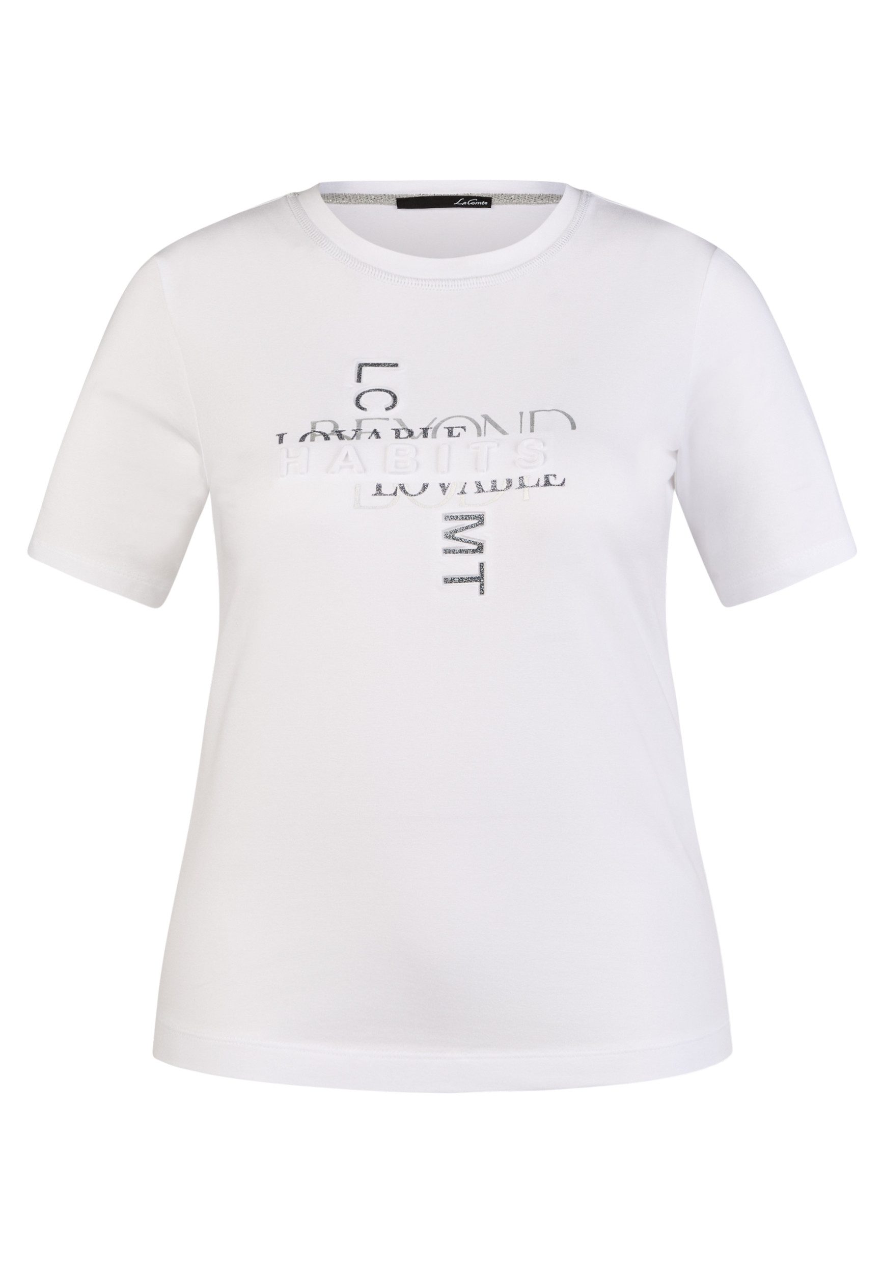 LeComte Print-Shirt LeComte Kurzarm-Shirt mit edlem günstig online kaufen