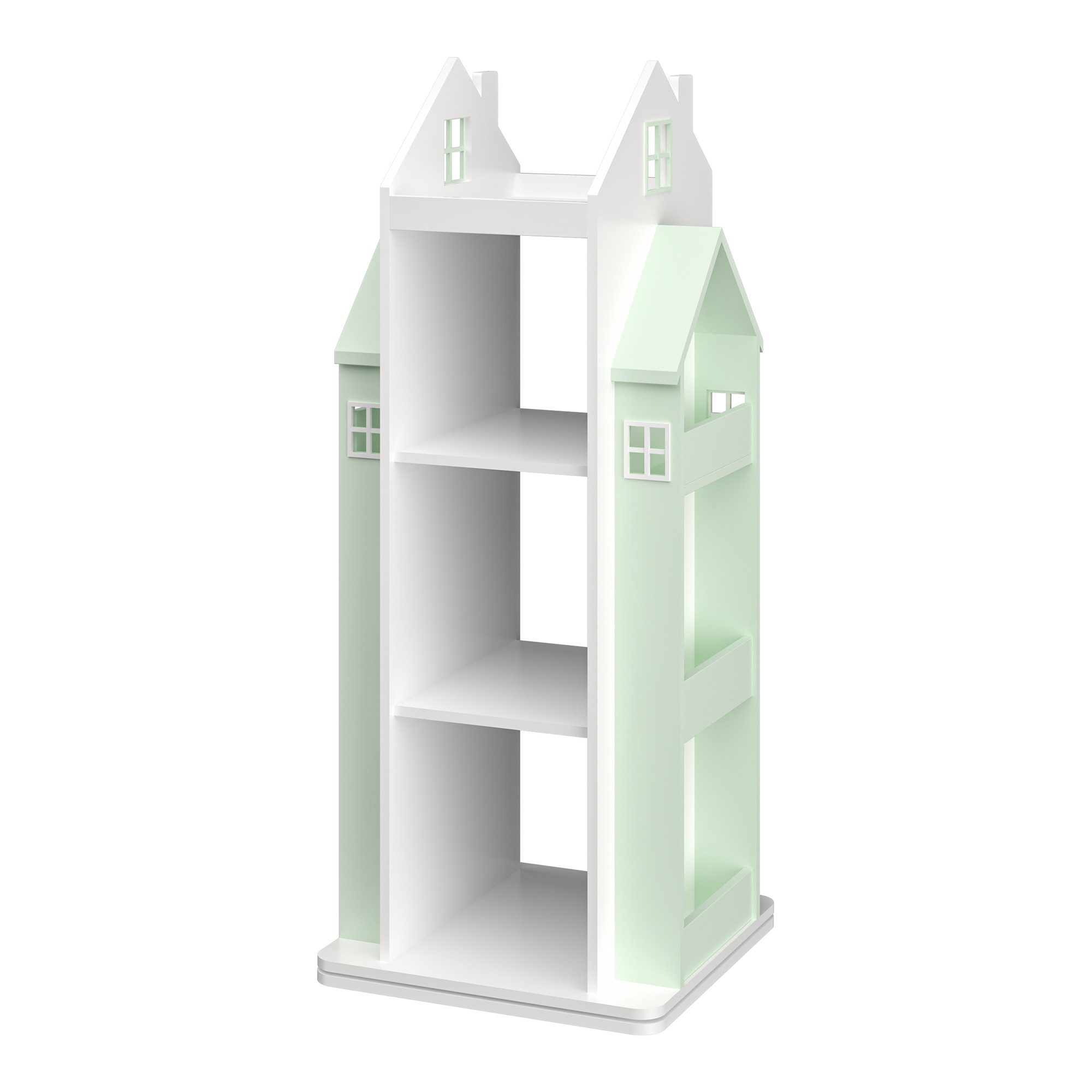 en.casa Kinderregal, drehbar »Vipsali« in Hausdesign günstig online kaufen