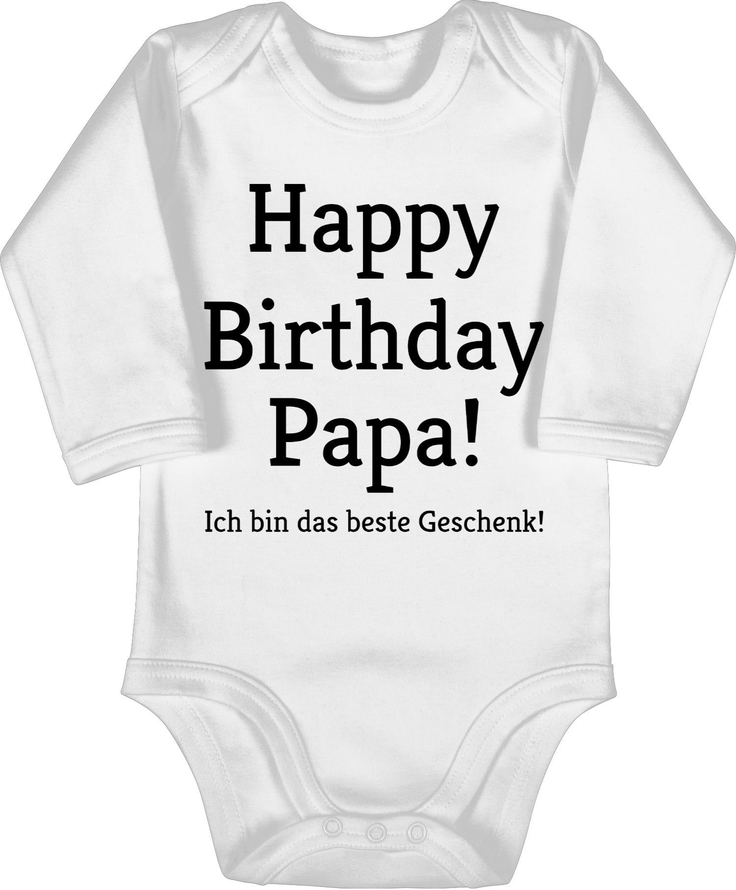 Happy Shirtracer bin Weiß Baby Geschenk! 1 Papa! Ich Shirtbody Birthday das Event Geschenke