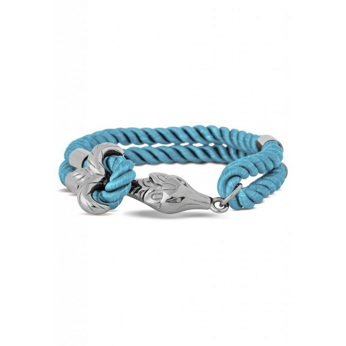 Akitsune Armband Vulpes Armband Silber - Eisblau 19 50cm