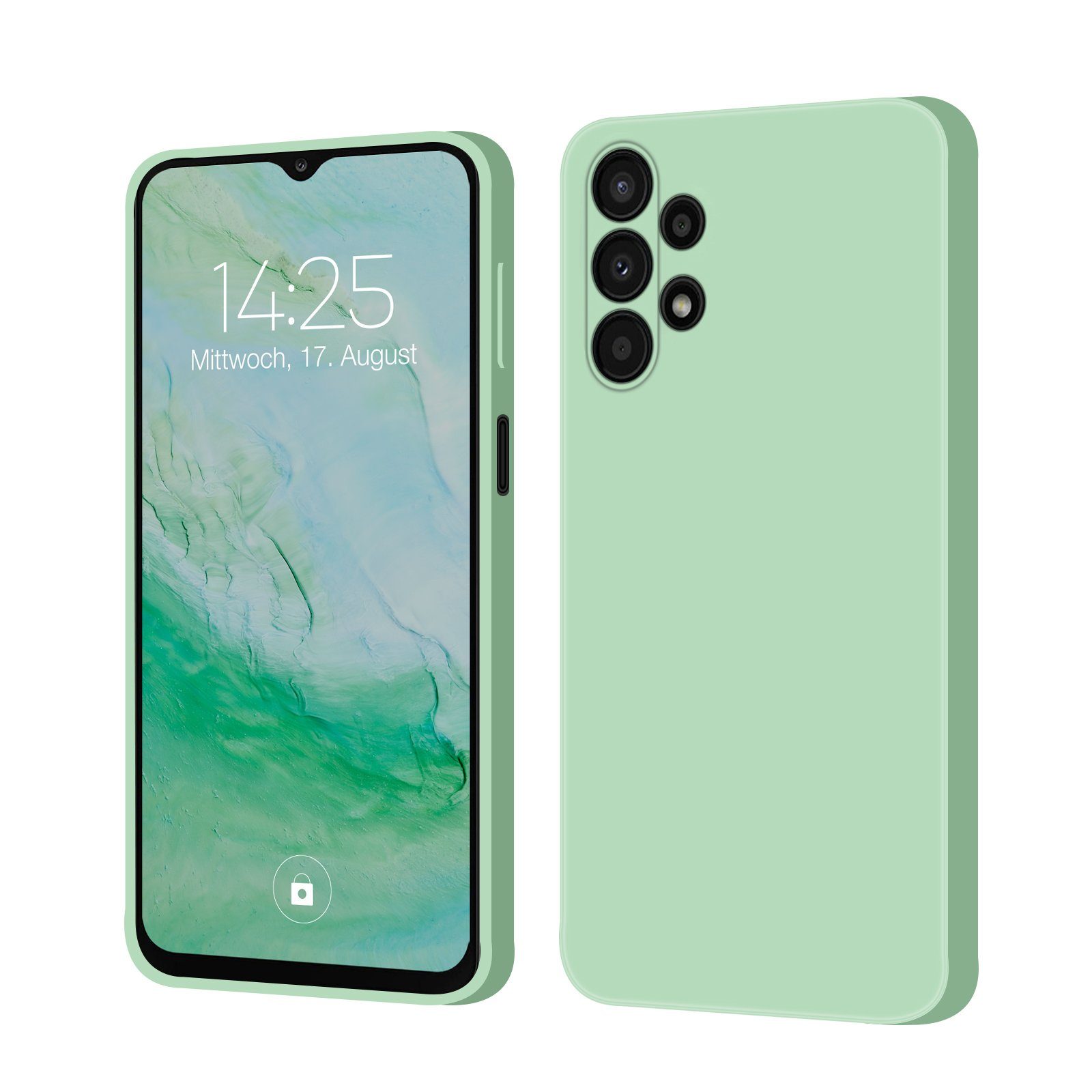Tec-Expert Handyhülle SoftGrip Cover Hülle für Samsung Galaxy A13, Handy Case Bumper integrierter Kameraschutz flexibel