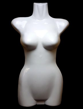 BAYLI Schneiderbüste 1 x Torso Weiblich - 70 cm Damentorso aus Kunststoff - Oberkörper