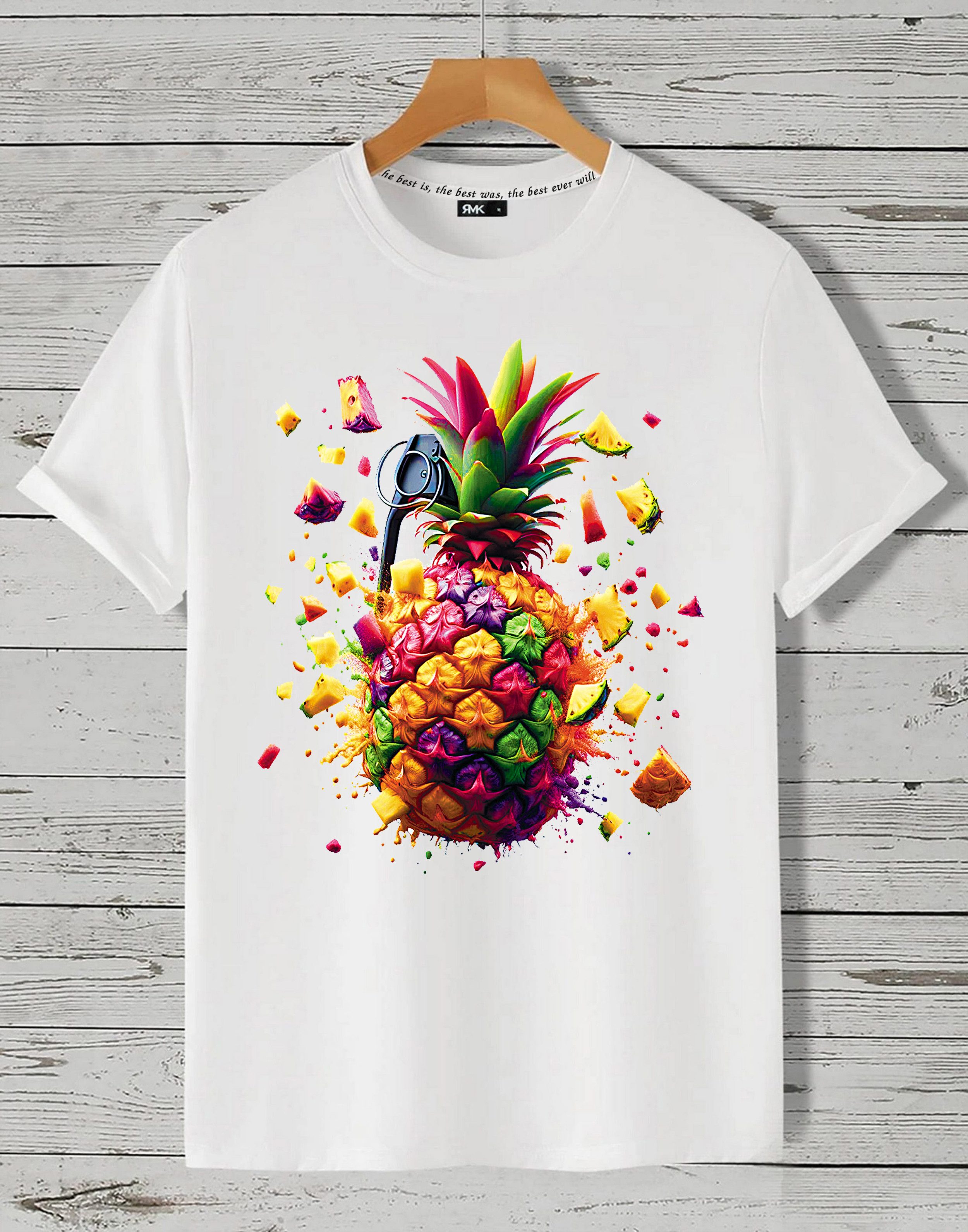 RMK T-Shirt Herren Shirt Basic Rundhals günstig online kaufen
