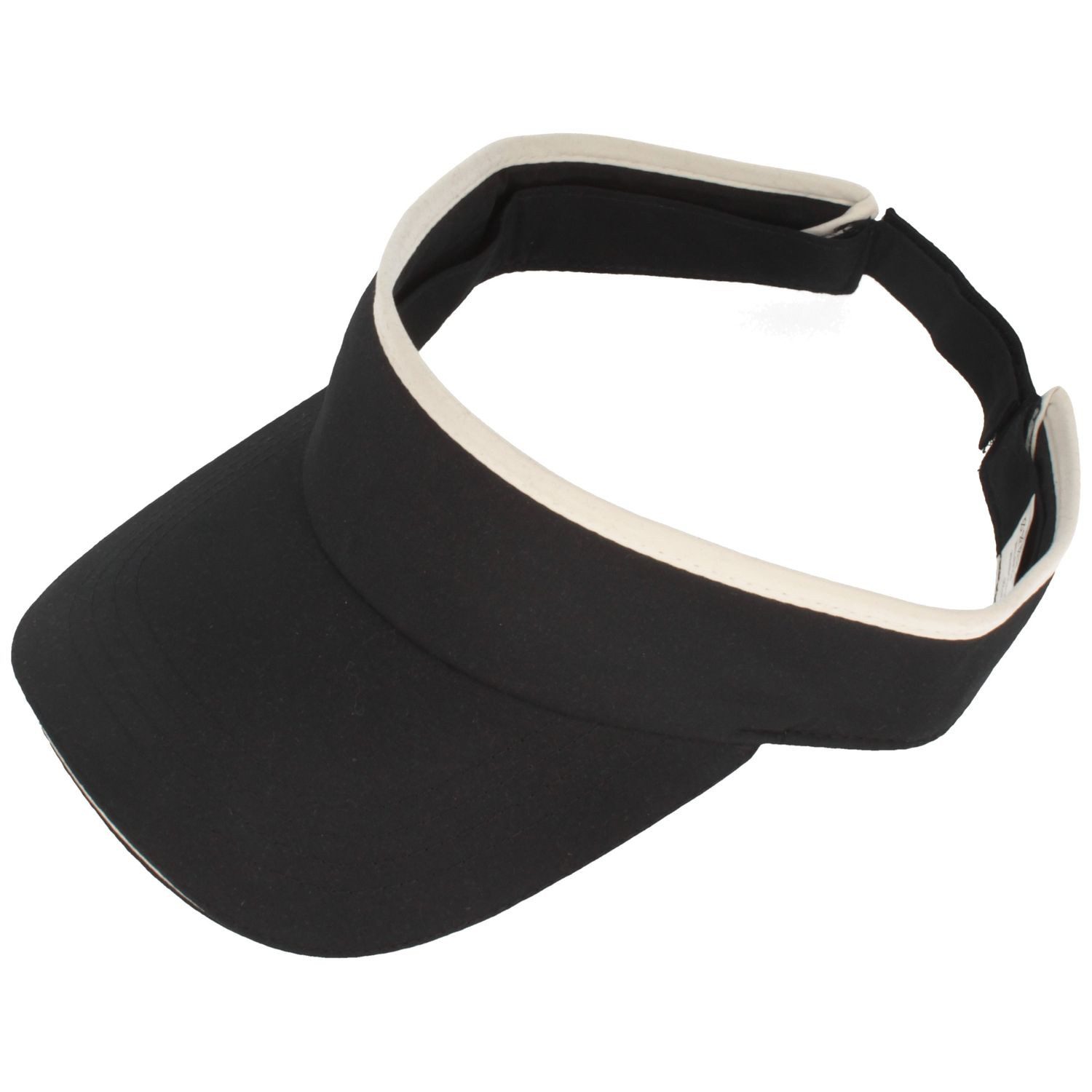 Breiter Visor zweifarbiges Sonnenschild mit Klettverschluss
