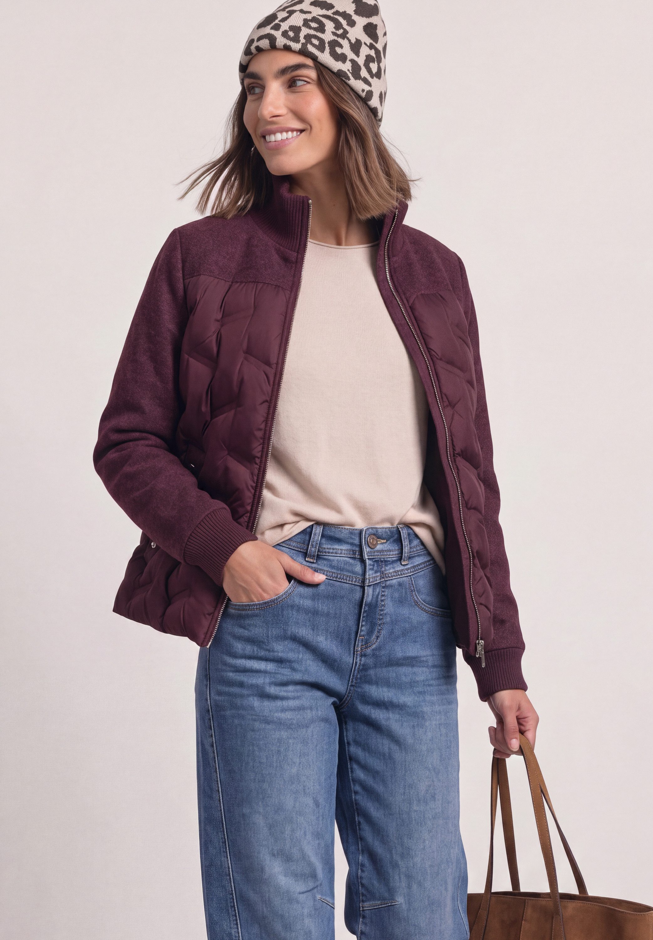 STREET ONE Steppjacke mit geklebter Steppung