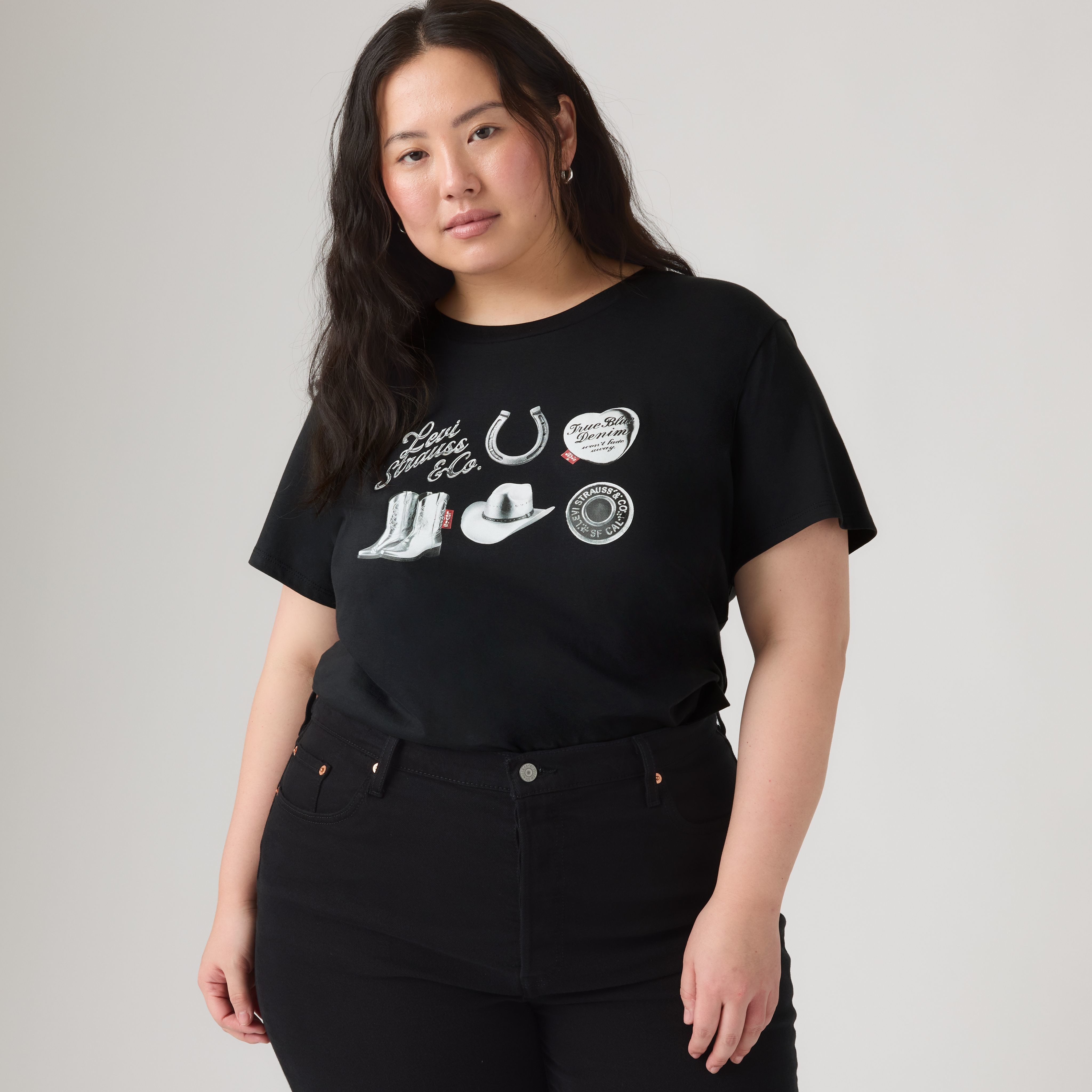 Levi's® Plus T-Shirt PL PERFECT TEE Country-Style