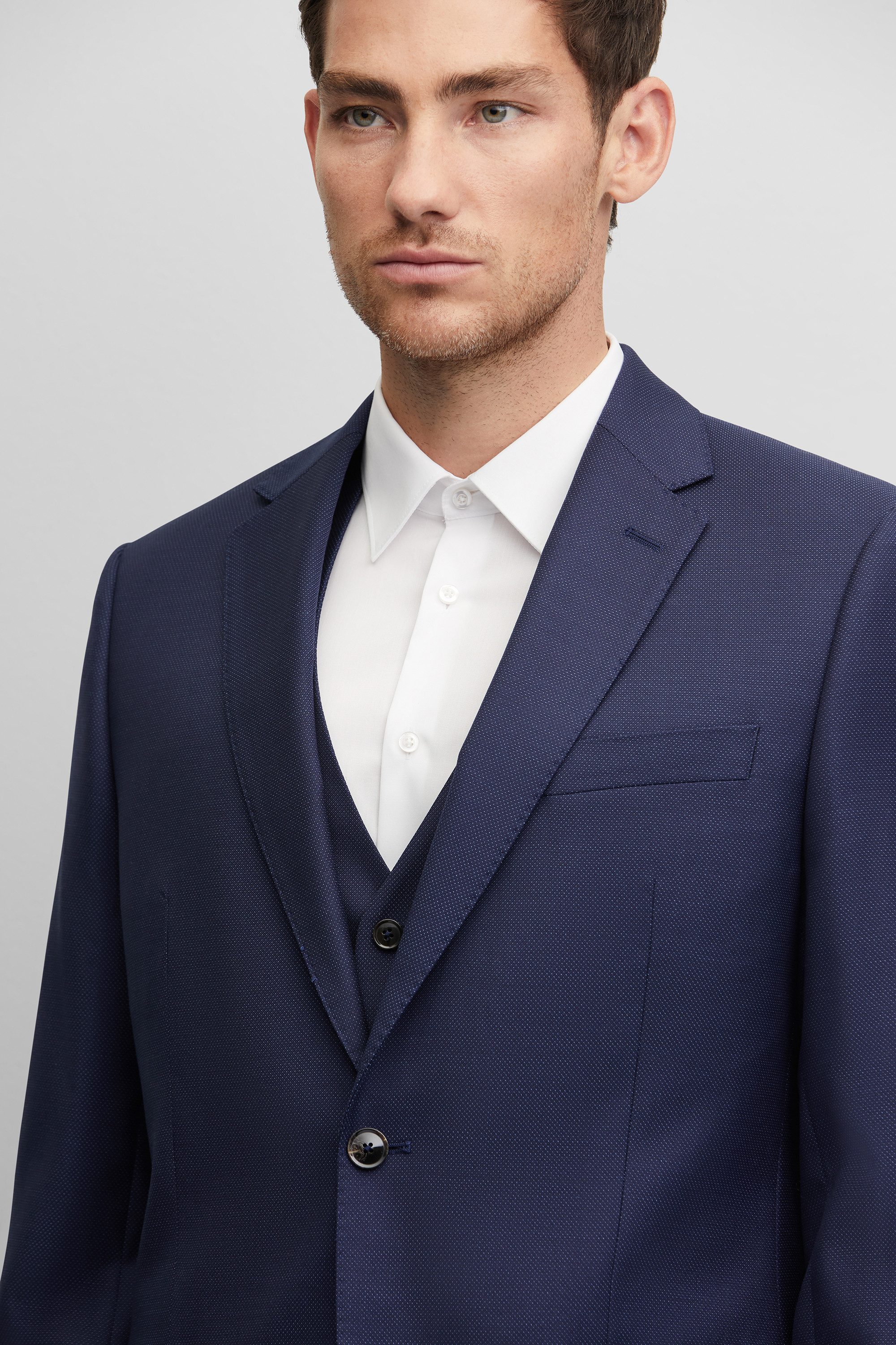Digel Anzugsakko Duncan-AMF (1-tlg., Schurwolle) Kissing Buttons
