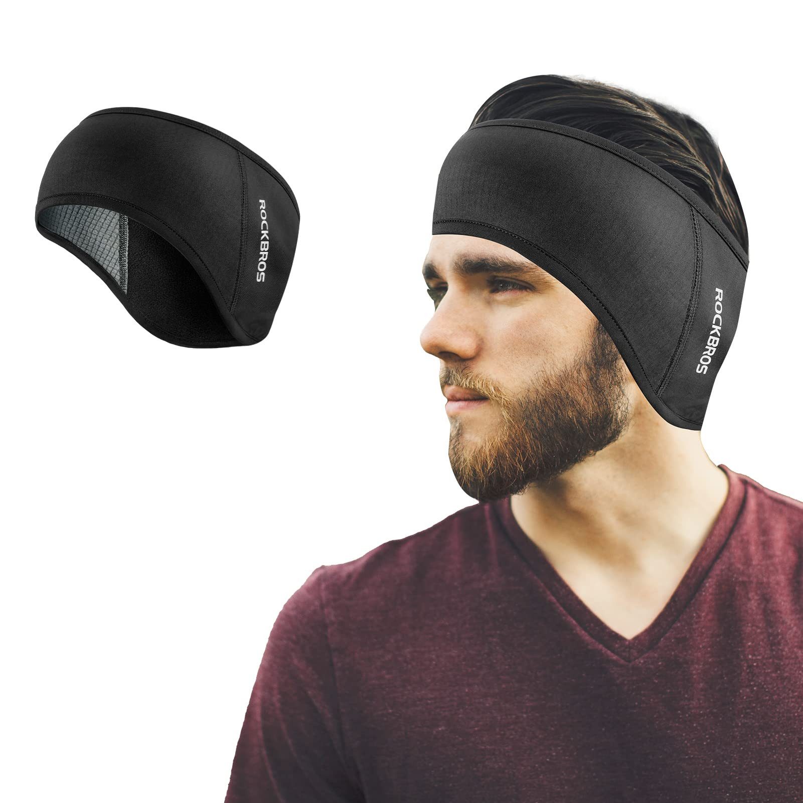 Stirnband Sport Winter Kopfband Ohrenwärmer Warm Ohrenschutz für Laufen