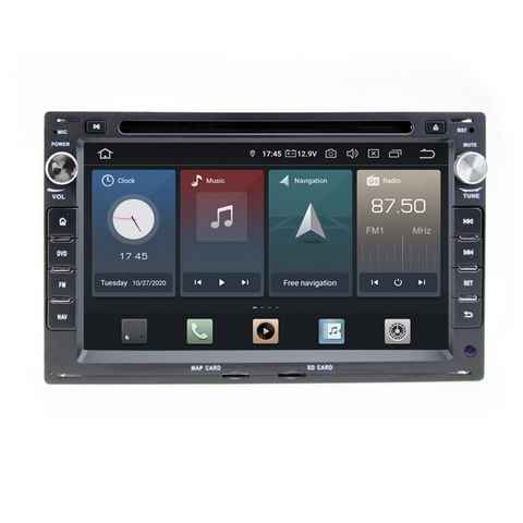 TAFFIO Für VW T5 Golf Polo Sharan Bora 7"Touch Android Autoradio GPS CarPlay Einbau-Navigationsgerät