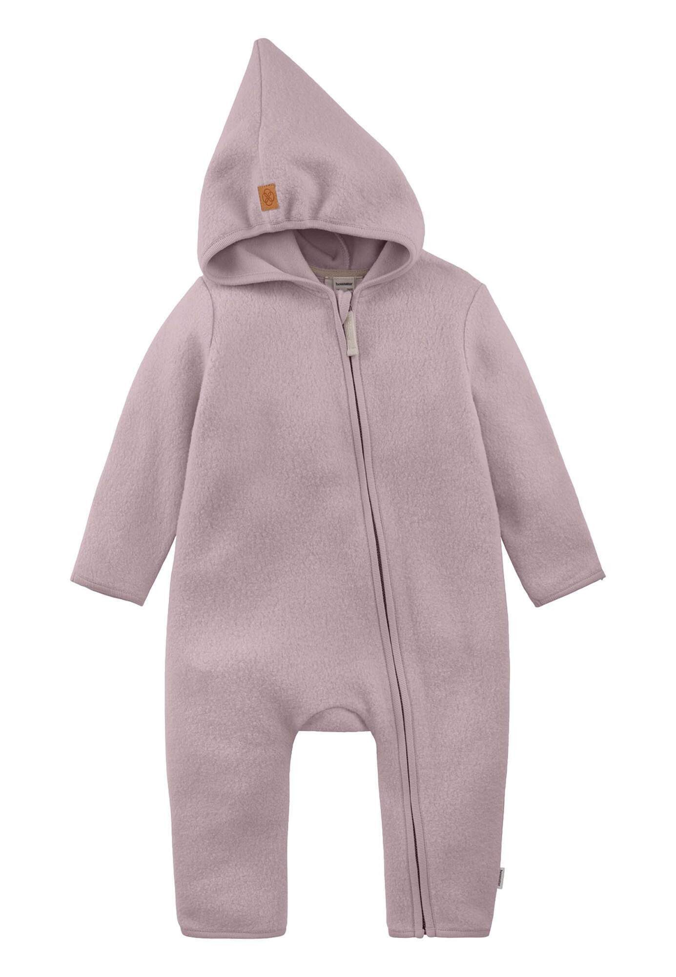 Hessnatur Fleeceoverall aus reiner Bio-Baumwolle (1-tlg)
