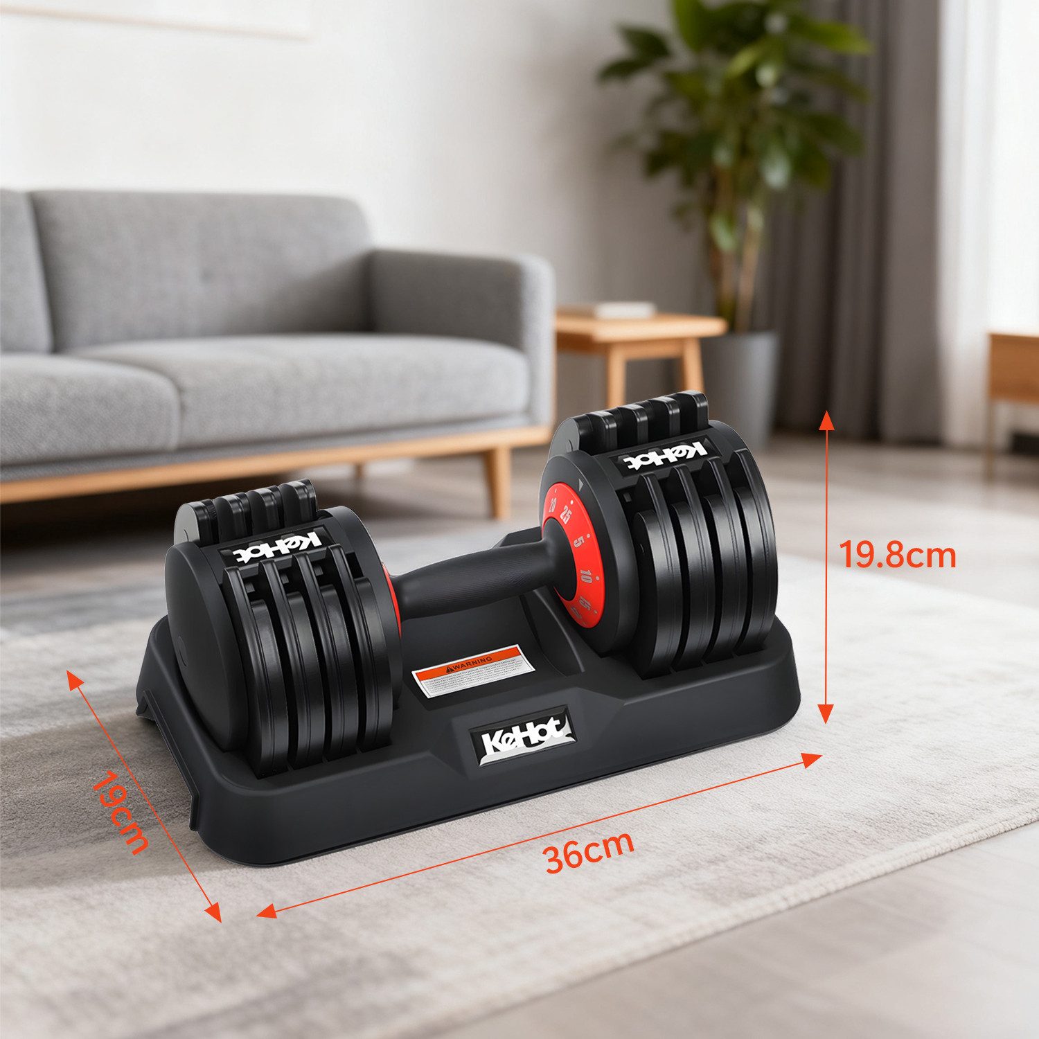 kehot Hantel-Set Verstellbare Kurzhantel 25 kg, 5 Gewichtsstufen für Heimtraining, (Fitness Hantel Rutschfestem Griff & Ablage, für Zuhause, Büro, Fitnessstudio, Körpertraining)