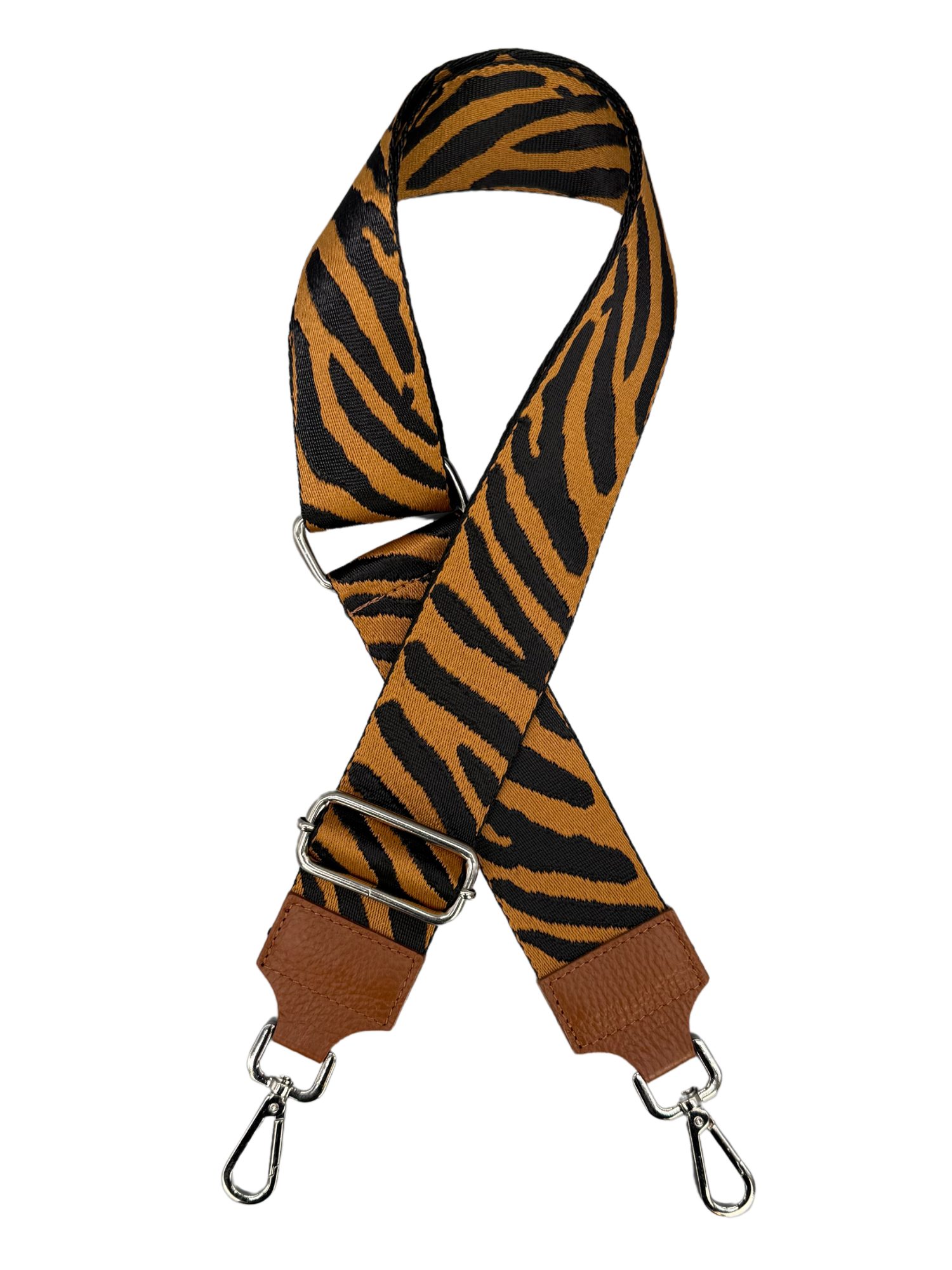 Adel Bags Schulterriemen Schulterriemen Taschengurt Cognac Braun, Verstellbar, 5cm Breit hergestellt in Italien