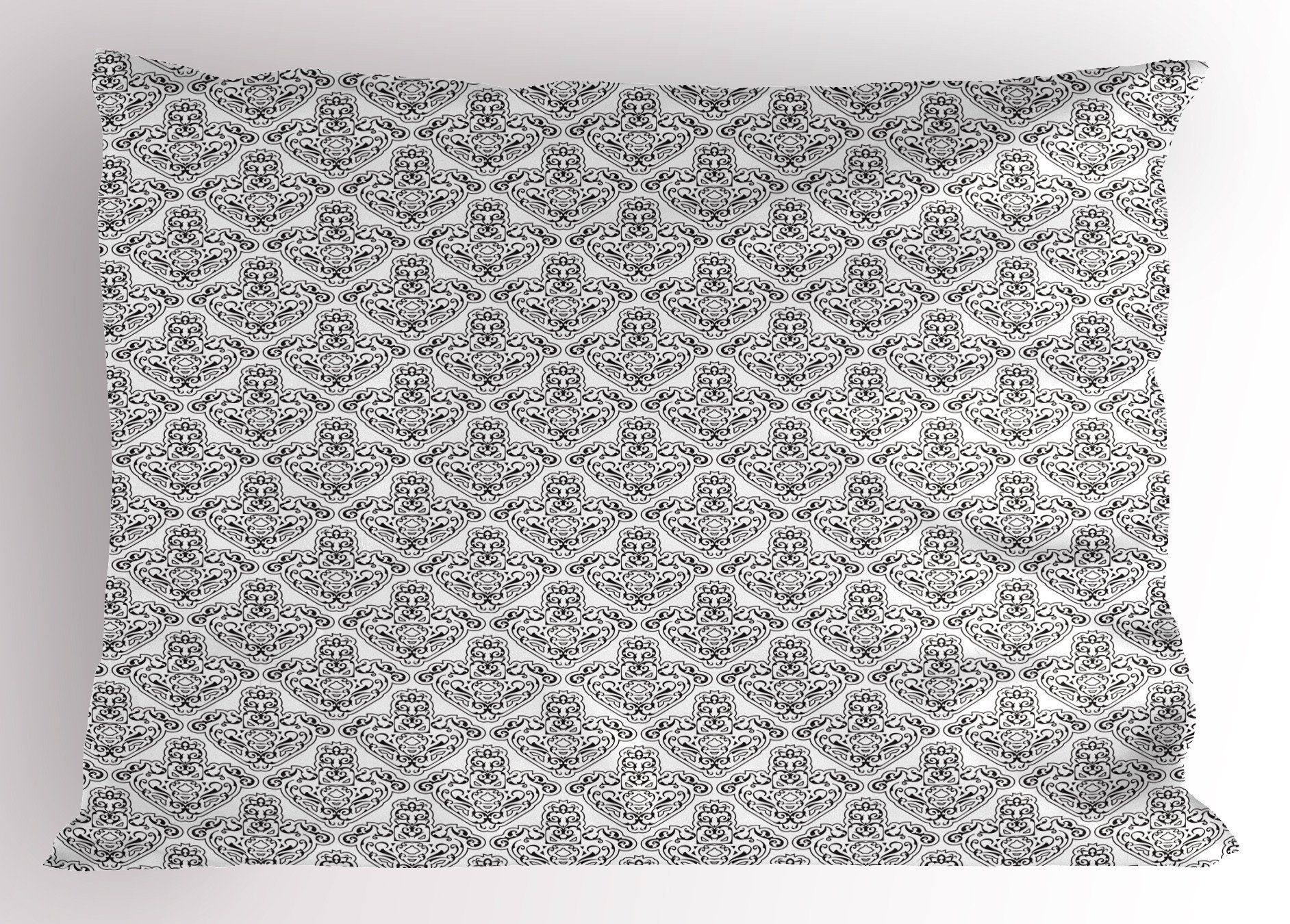 Dekorativer Standard Gedruckter Grotesque Kissenbezug, Motiv Muster (1 Stück), Size Kissenbezüge King Abakuhaus viktorianisch