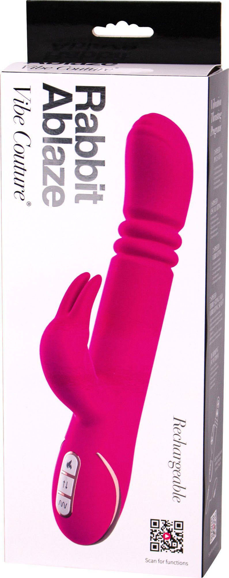 Vibe Ablaze Couture Rabbit-Vibrator pink