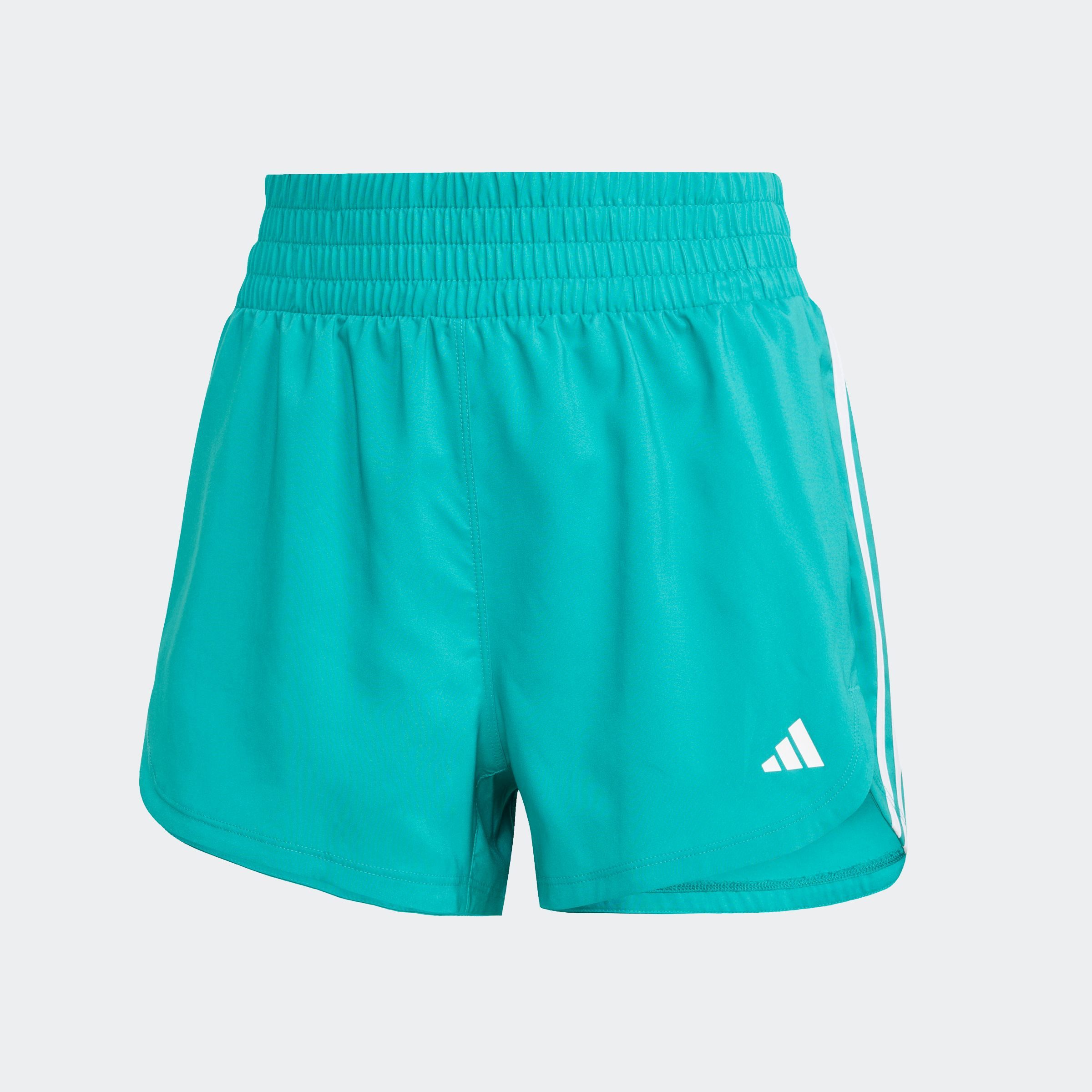 Shorts PACER TRAINING 3-STREIFEN WOVEN HIGH-RISE