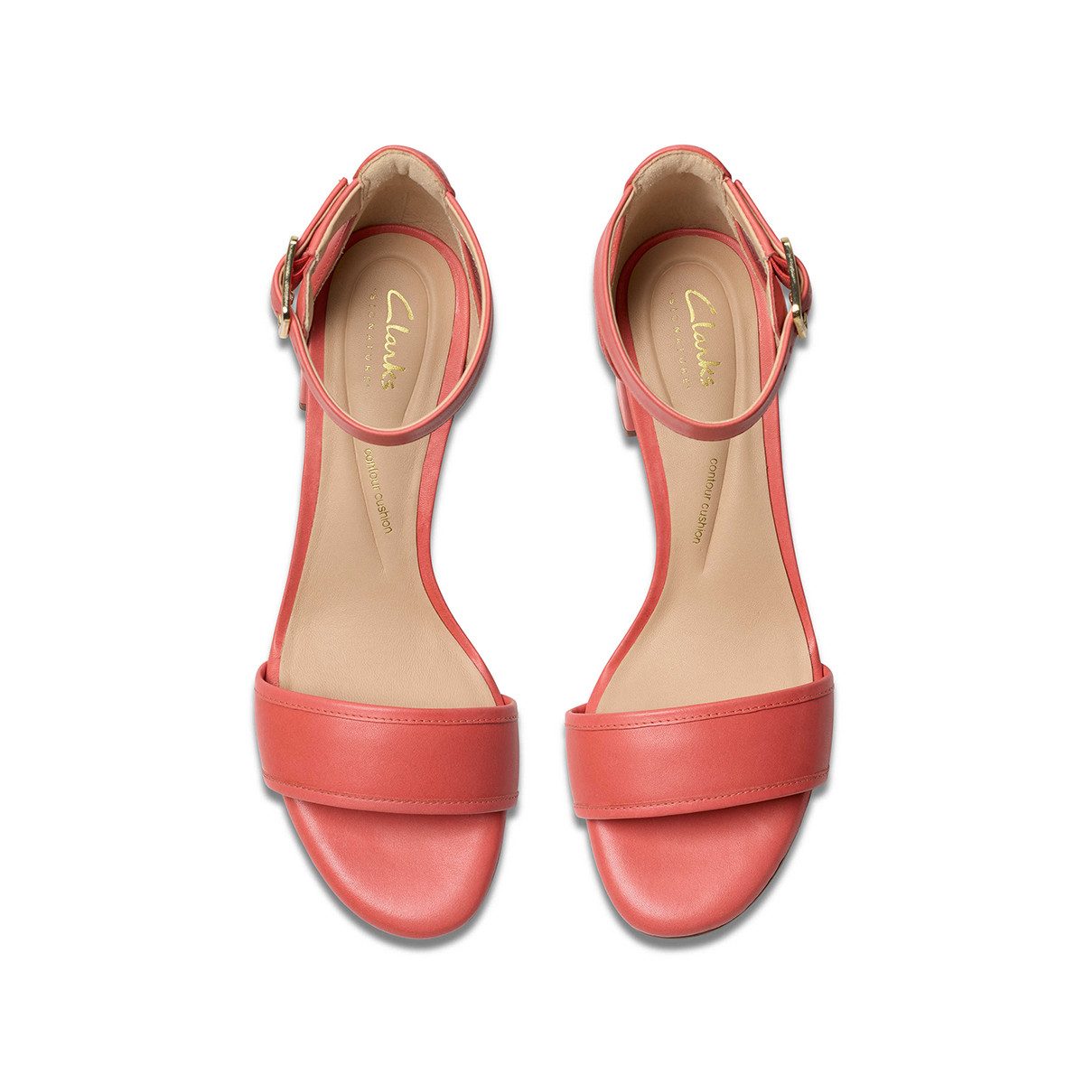 Clarks Clarks Ezoria Mae 26181297 4, Sandaletten, Rot, Damen Sandalette