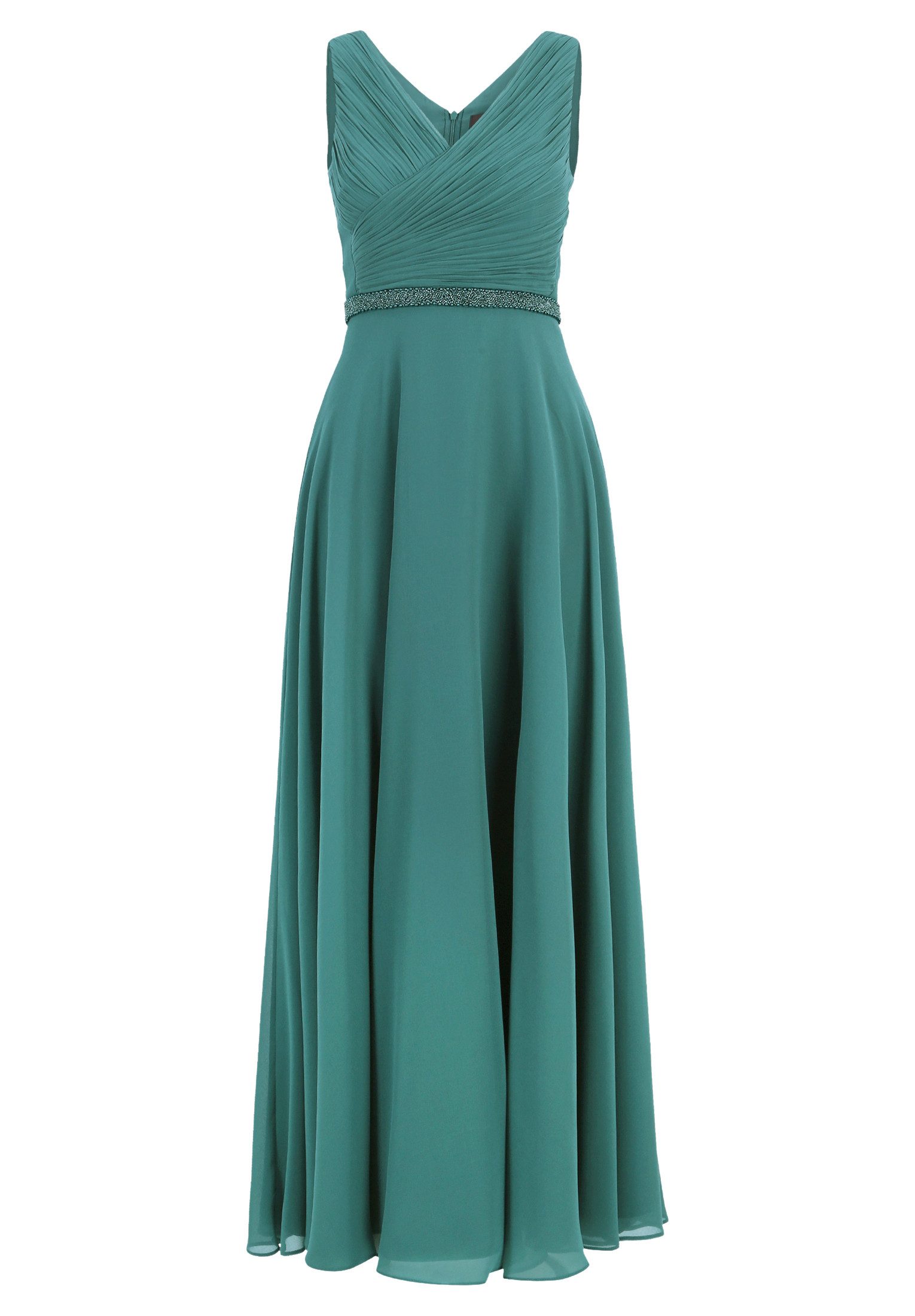 Vera Mont Abendkleid Damen mit Plissee Dekoelemente