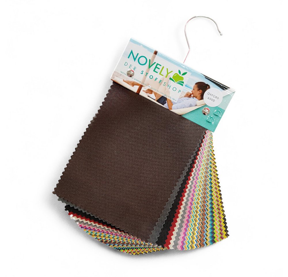 Thumbnail - novely® Stoff Musterfächer OXFORD BIG 600D - Wasserfester und Robuster Outdoorstoff, Wasserabweisend, Pflegeleicht, Reiß...
