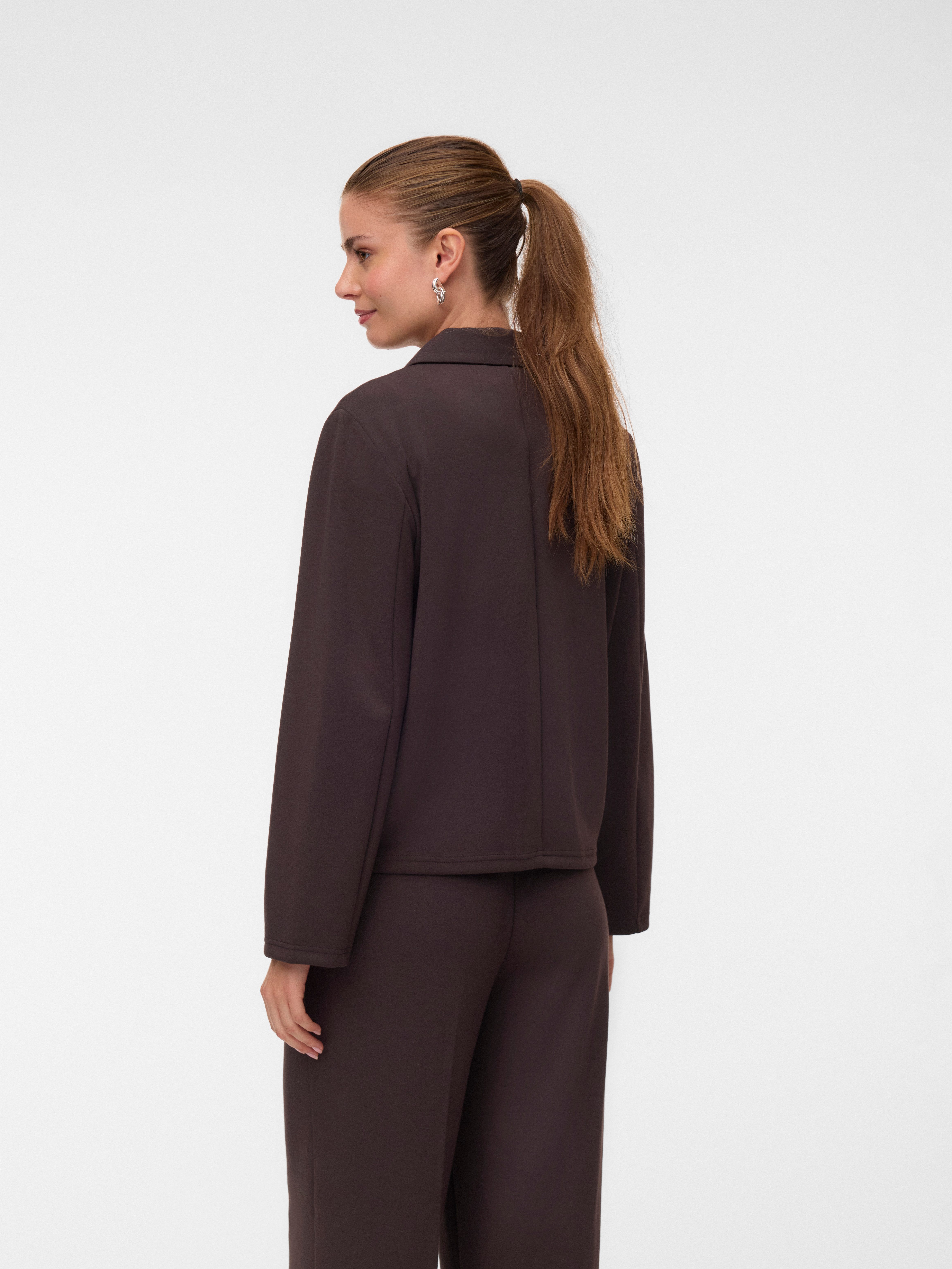 Vero Moda Jerseyblazer VMBELLIS LS JACKET NOOS Materialmix, mit Stretch