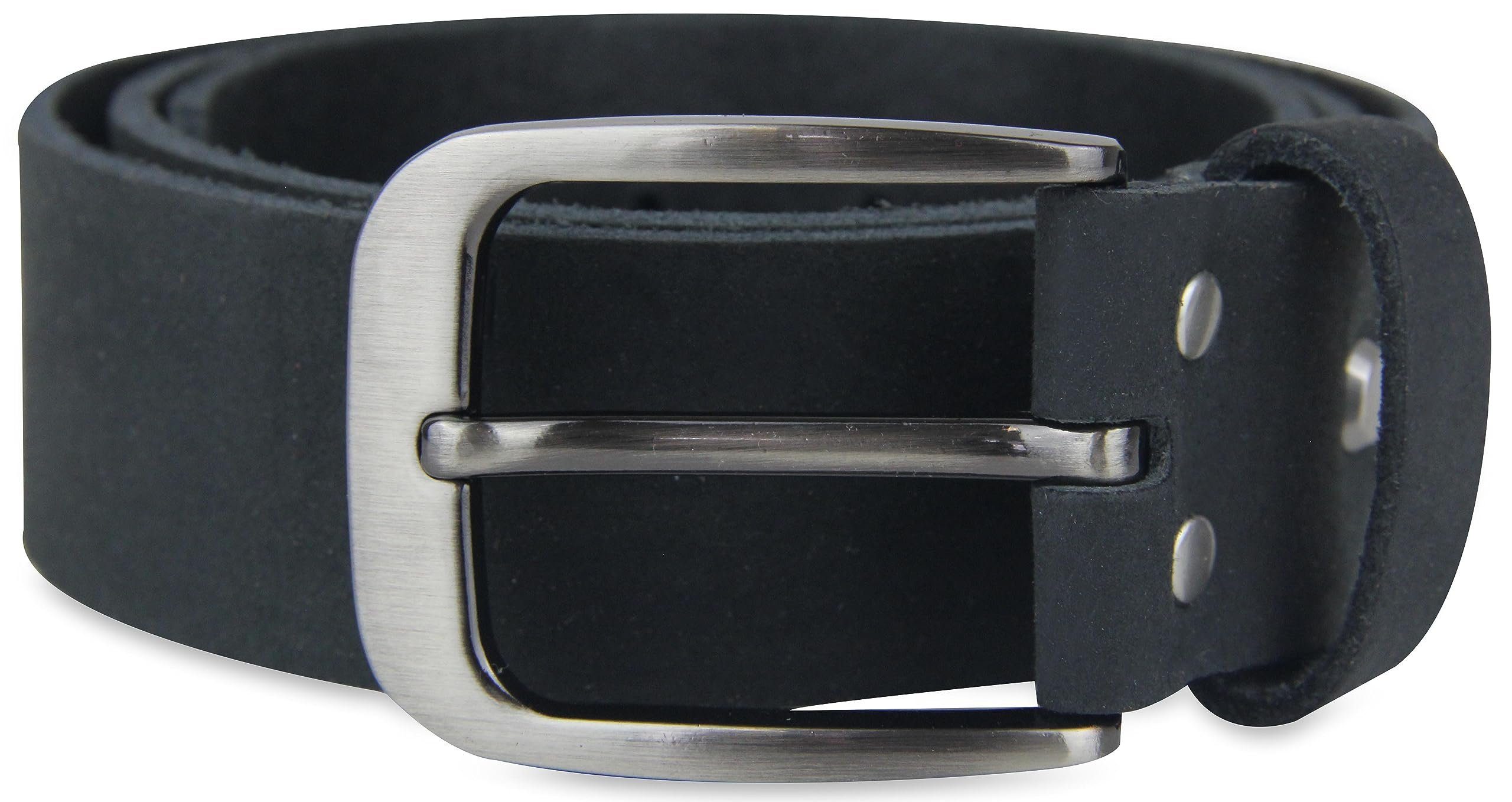 Fomax Ledergürtel Stilvoller Herren Veloursledergürtel, 3,8 cm breit mit ed günstig online kaufen