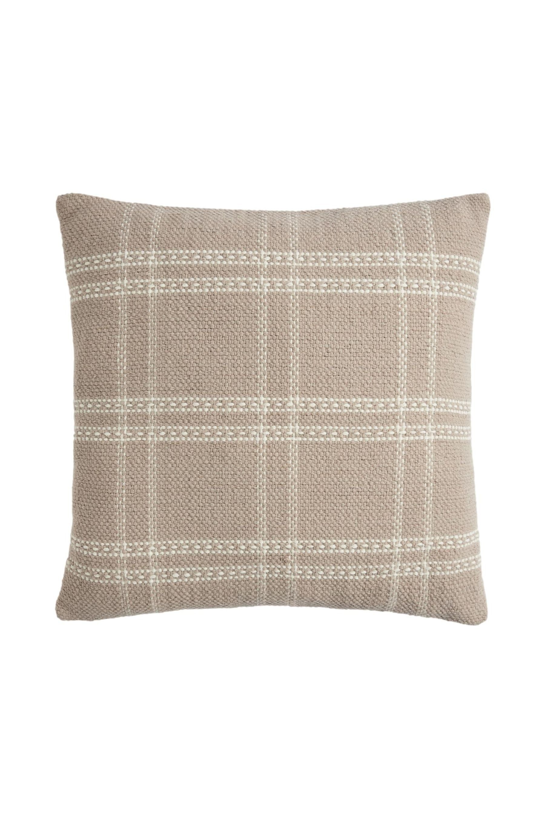 Next Dekokissen Kissen mit Fensterkaros – 50 x 50 cm