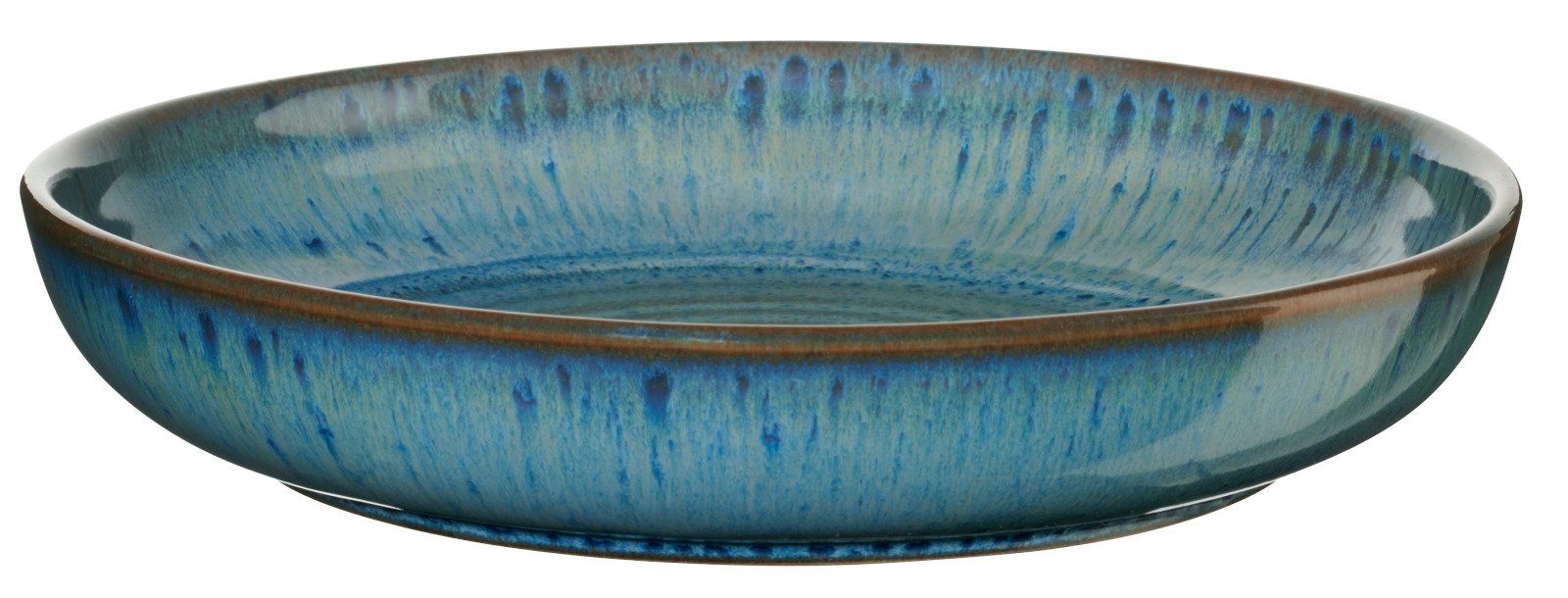 ASA SELECTION Servierplatte poké Fusion Plate tamari 22cm, Steinzeug, (Platten), Geschirr