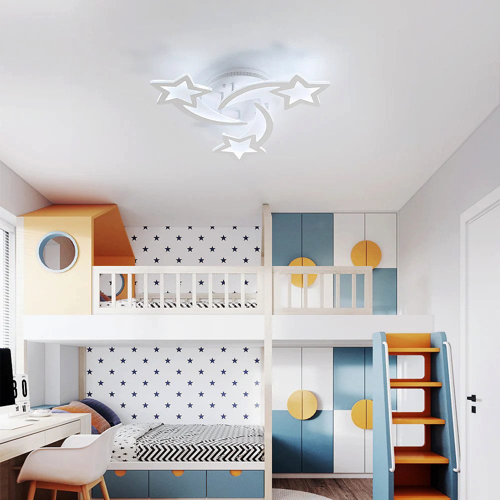 Riserva Deckenleuchten Meteor Deckenleuchte 3-armig 40W Weiß Kaltweiß 220V