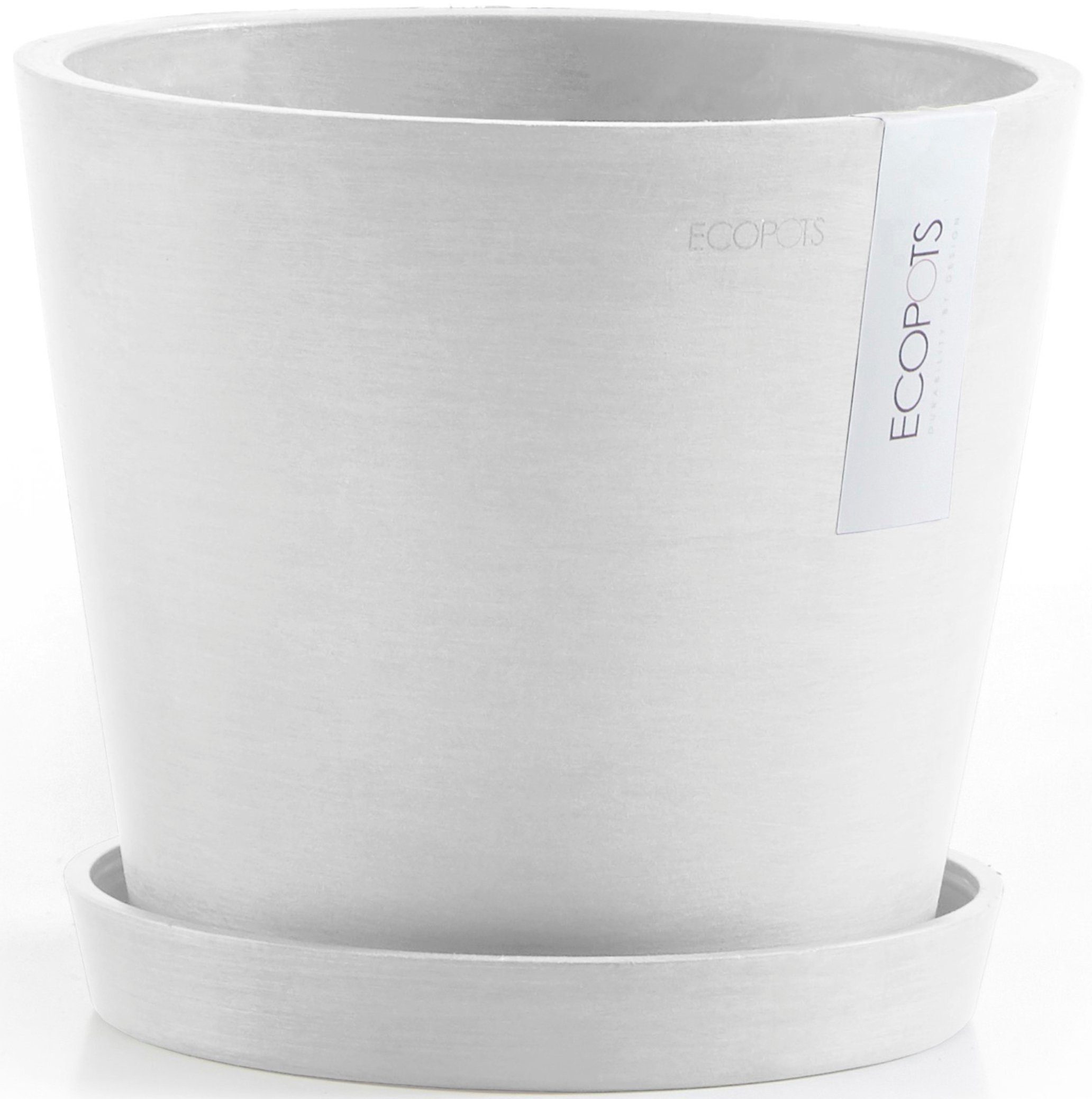 ECOPOTS Blumentopf Amsterdam 20 Weiß, für günstig online kaufen