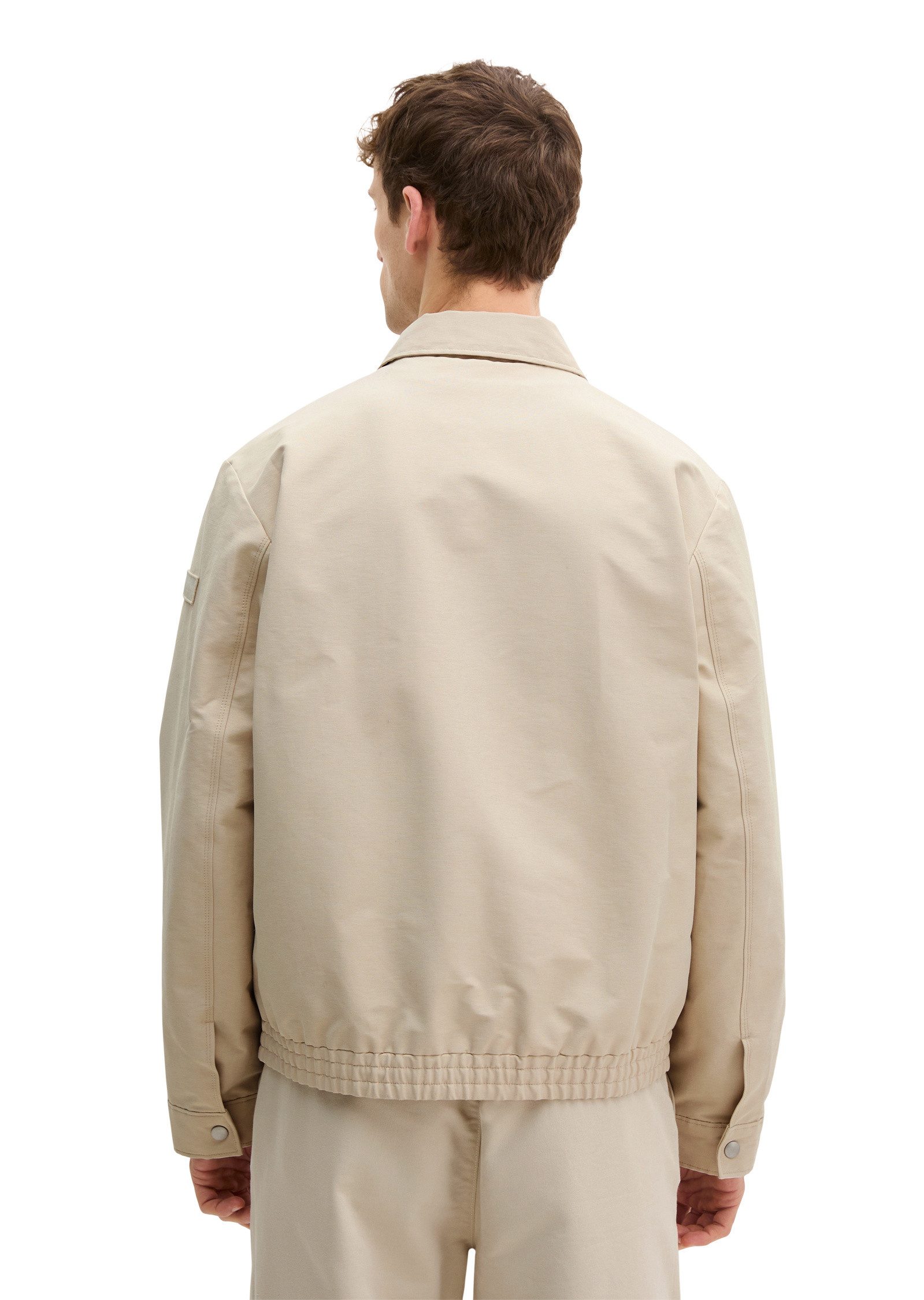 Marc O'Polo Outdoorjacke aus wasserabweisendem Bio-Baumwoll-Canvas