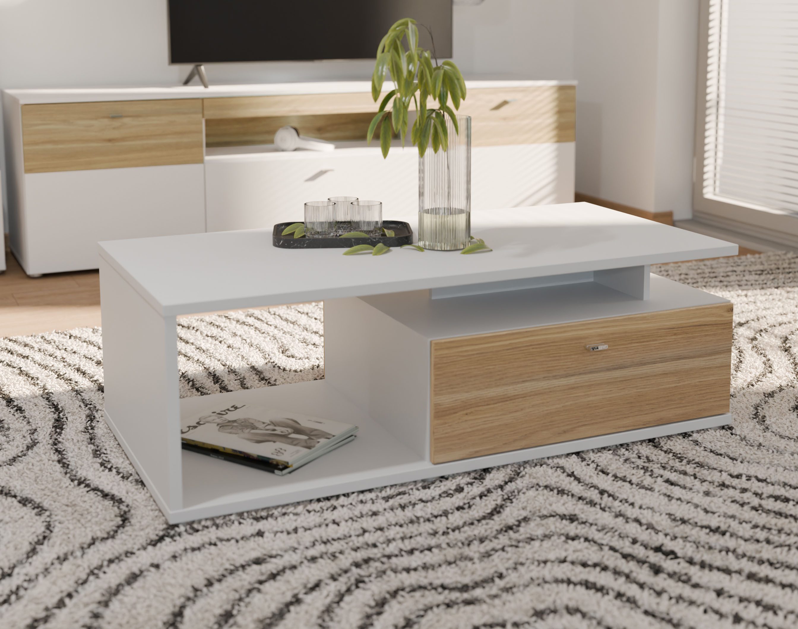 FORTE Couchtisch Como, Couchtisch, Schublade, Soft günstig online kaufen