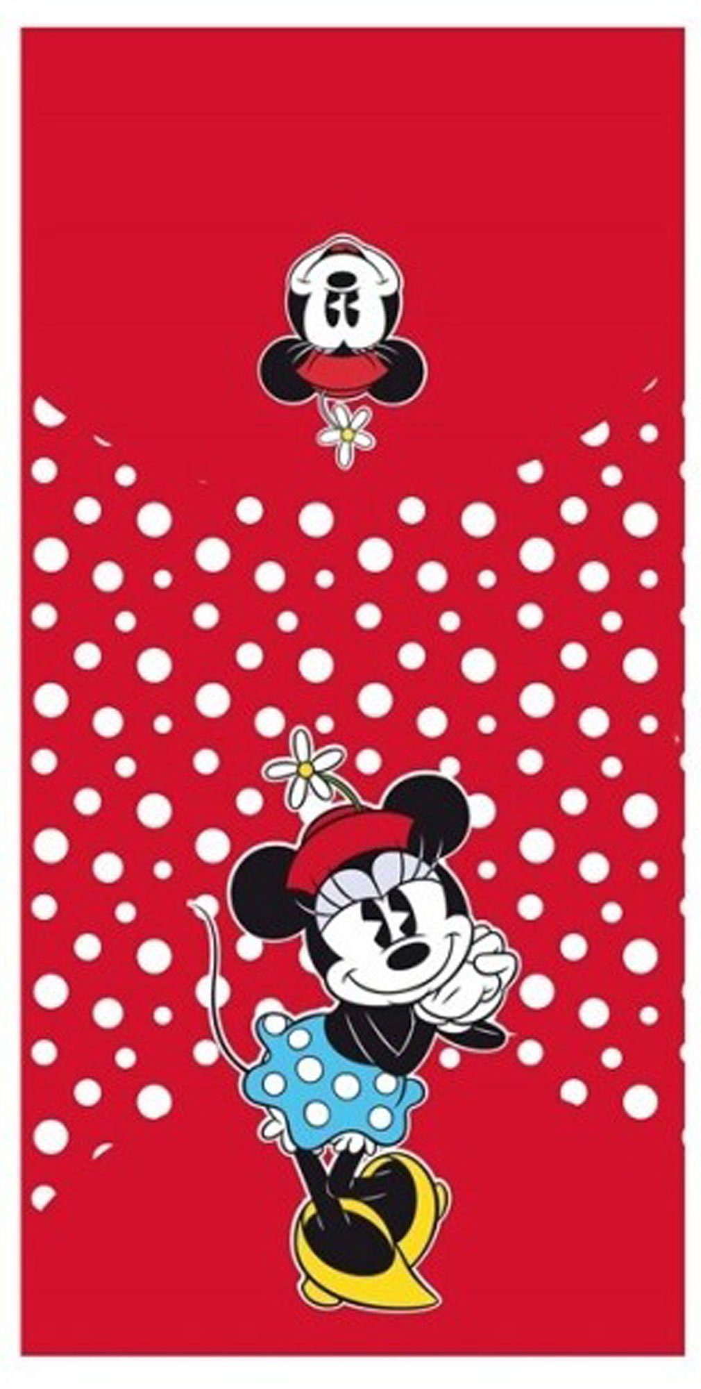 empireposter Badeponcho Minnie Mouse - Kinder - 55x110 cm mit Kapuze