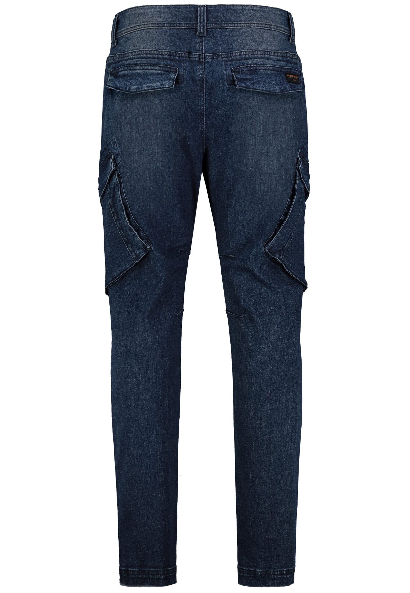 Urban Surface Regular-fit-Jeans Robustes Design mit praktischen Cargo-Taschen (1-tlg) Jogger Pants