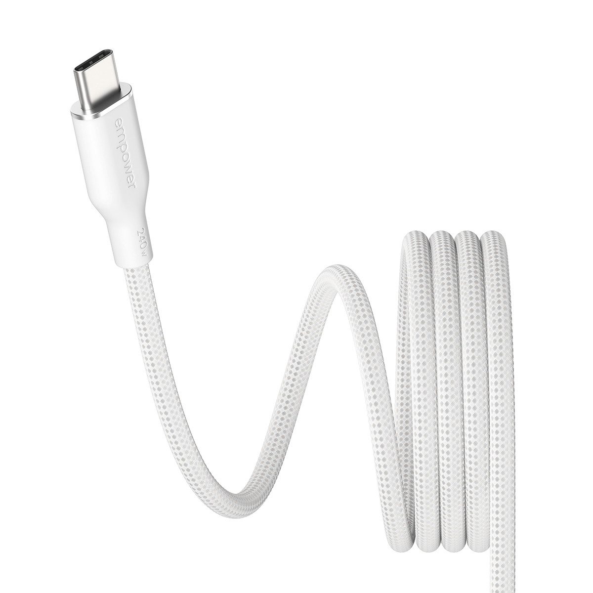 empower by PanzerGlass Magnetic 240W USB-C-USB zu C Kabel USB 2.0 1,5 m USB-Kabel, USB-C, (150 cm)