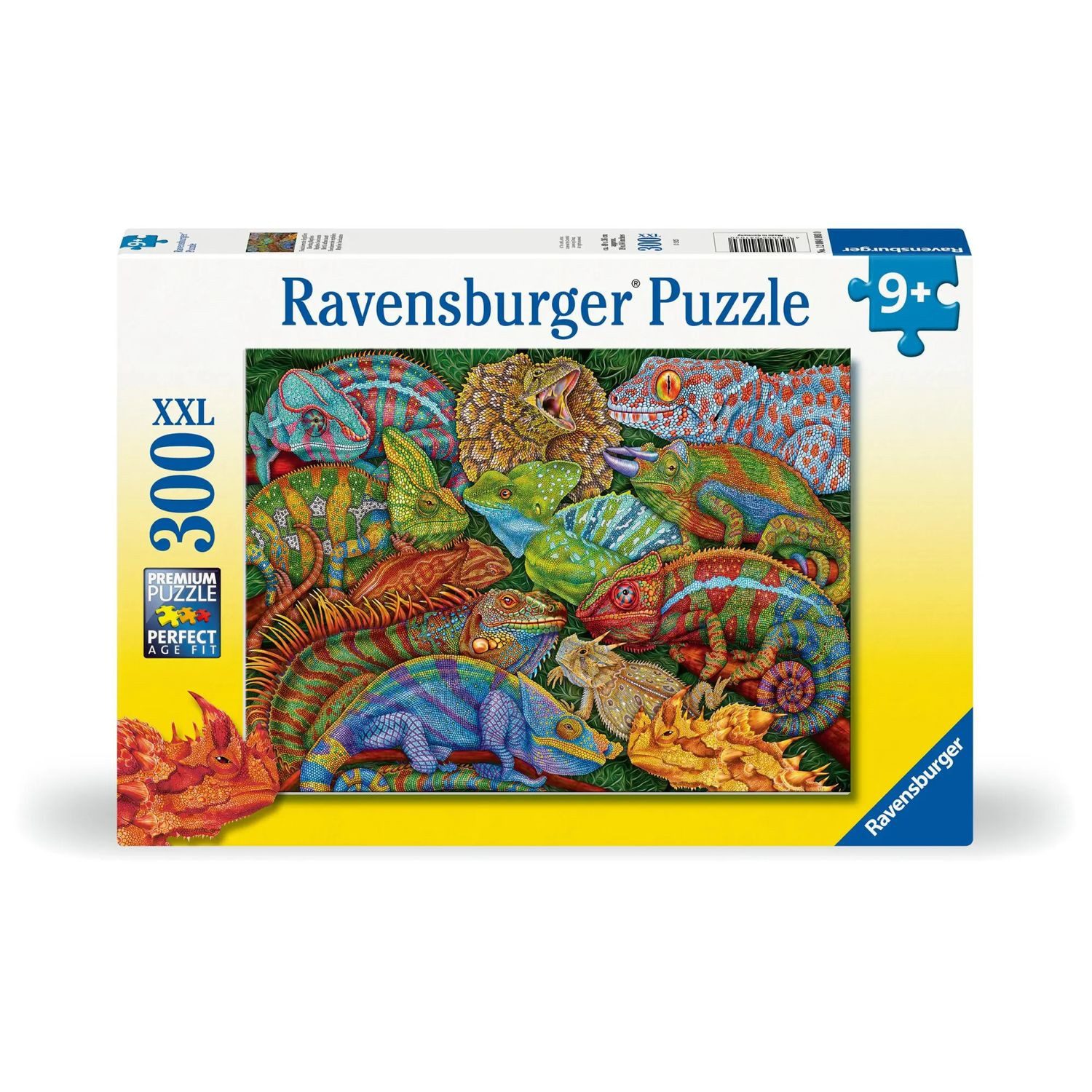 Ravensburger Puzzle Kinderpuzzle 300 XXL Teile - Faszinierende Reptilien, 200 Puzzleteile