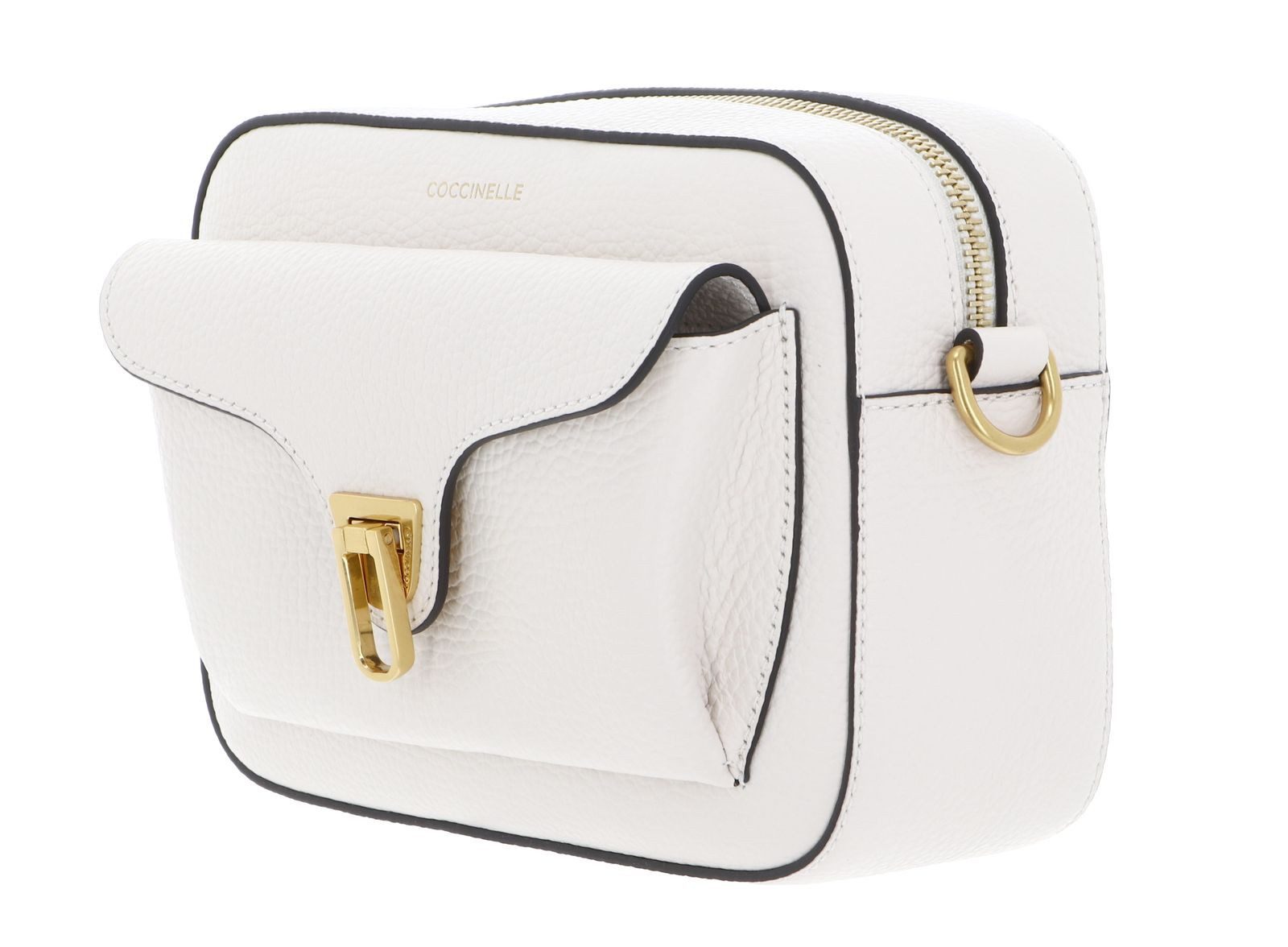 COCCINELLE Umhängetasche Crossbody Bag Grained Leather, aus echtem Rindsleder