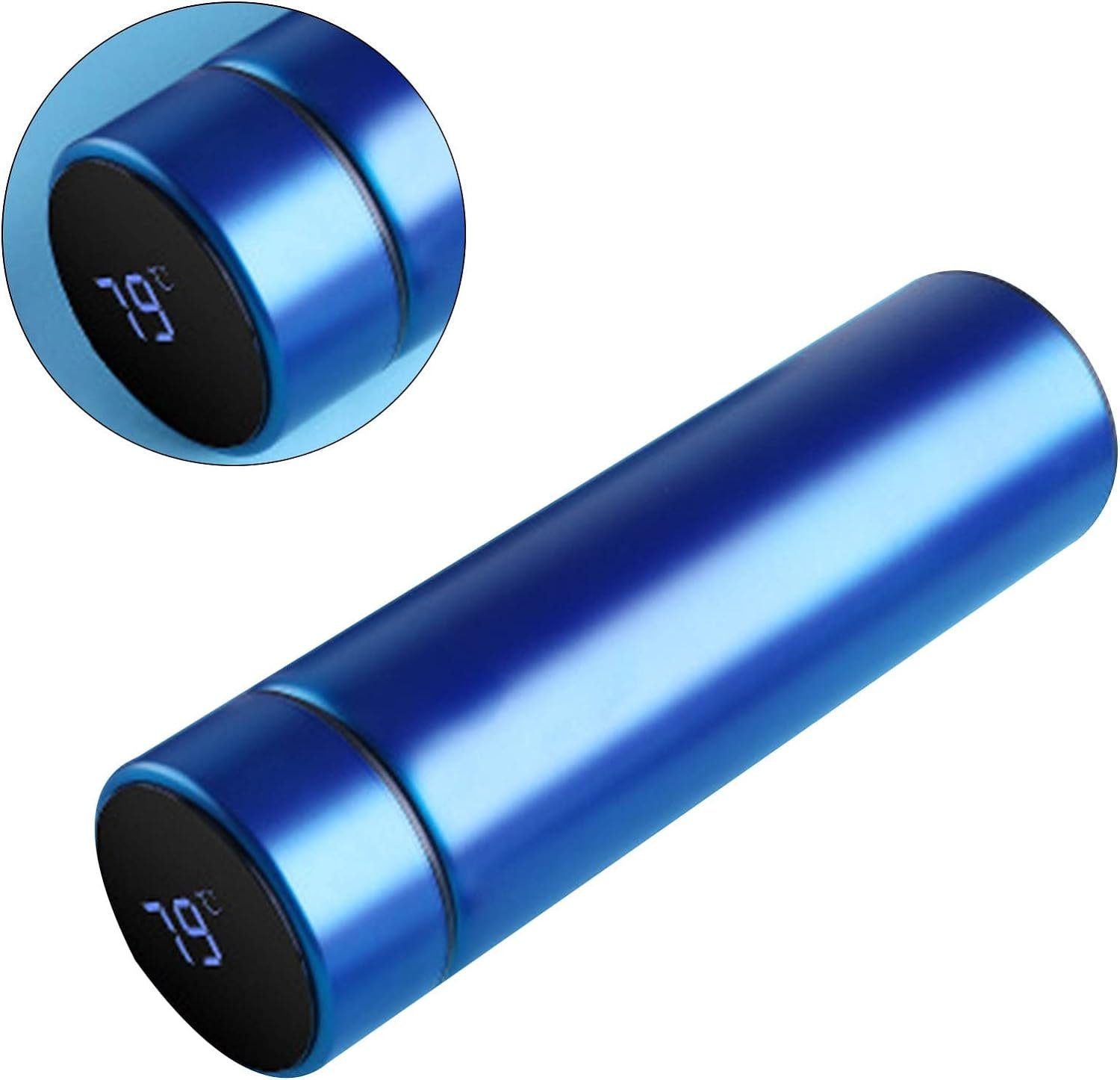 MORRENT Thermoflasche Vakuum Isolierbecher Trinkflasche aus Temperaturanzeige