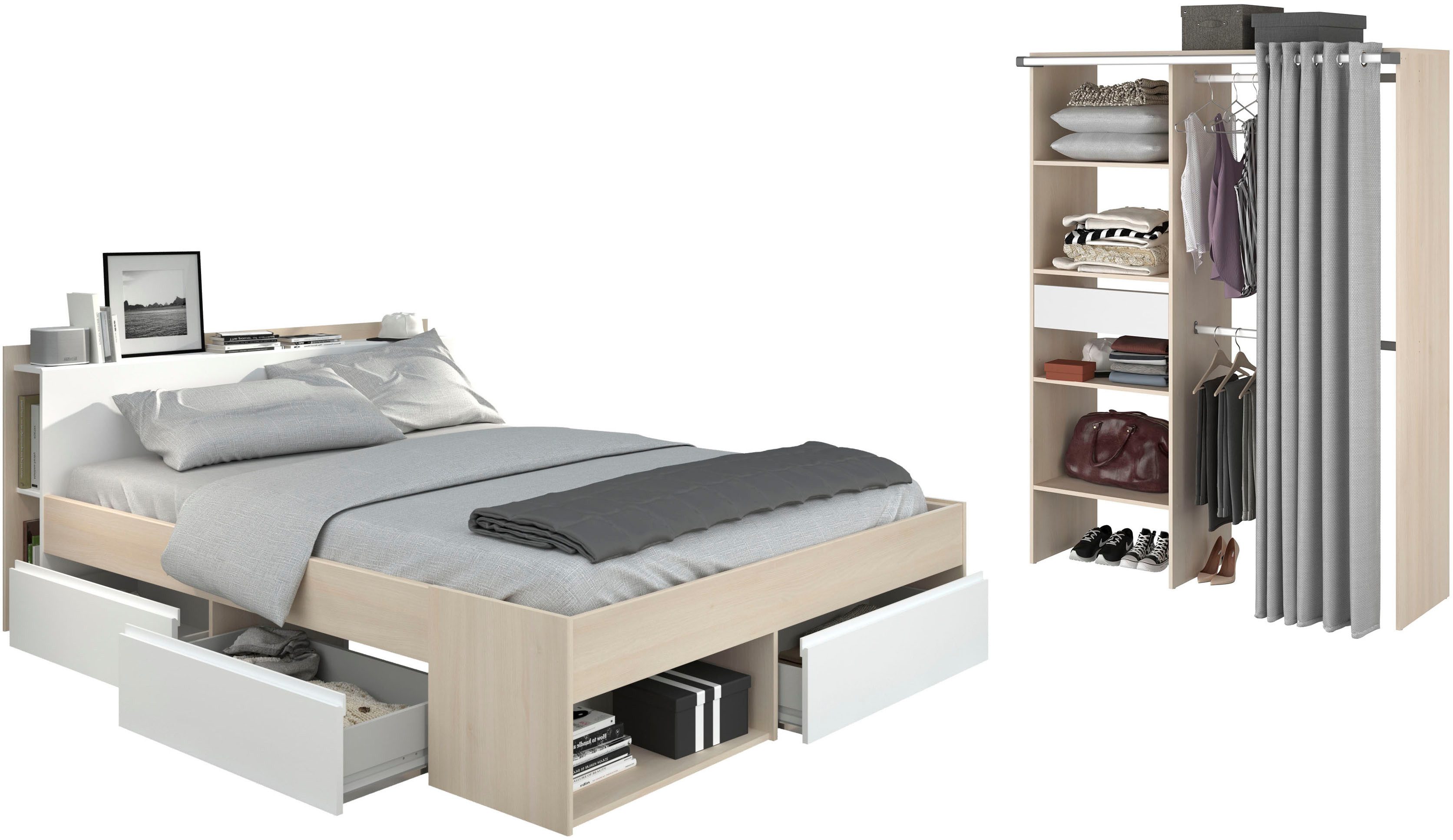 Parisot Schlafzimmer-Set Parisot Most 41, (Set, 2-tlg)