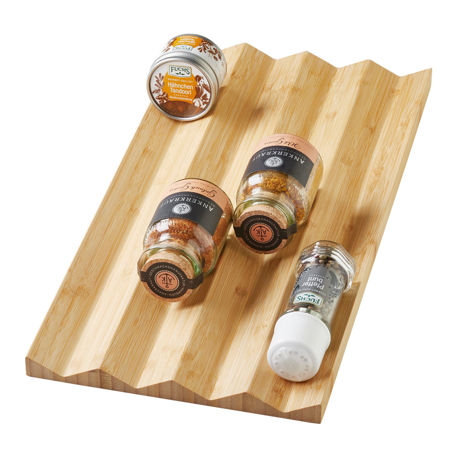 SO-TECH® Schubladeneinsatz Gewürzeinsatz Bambus für Schubladen günstig online kaufen
