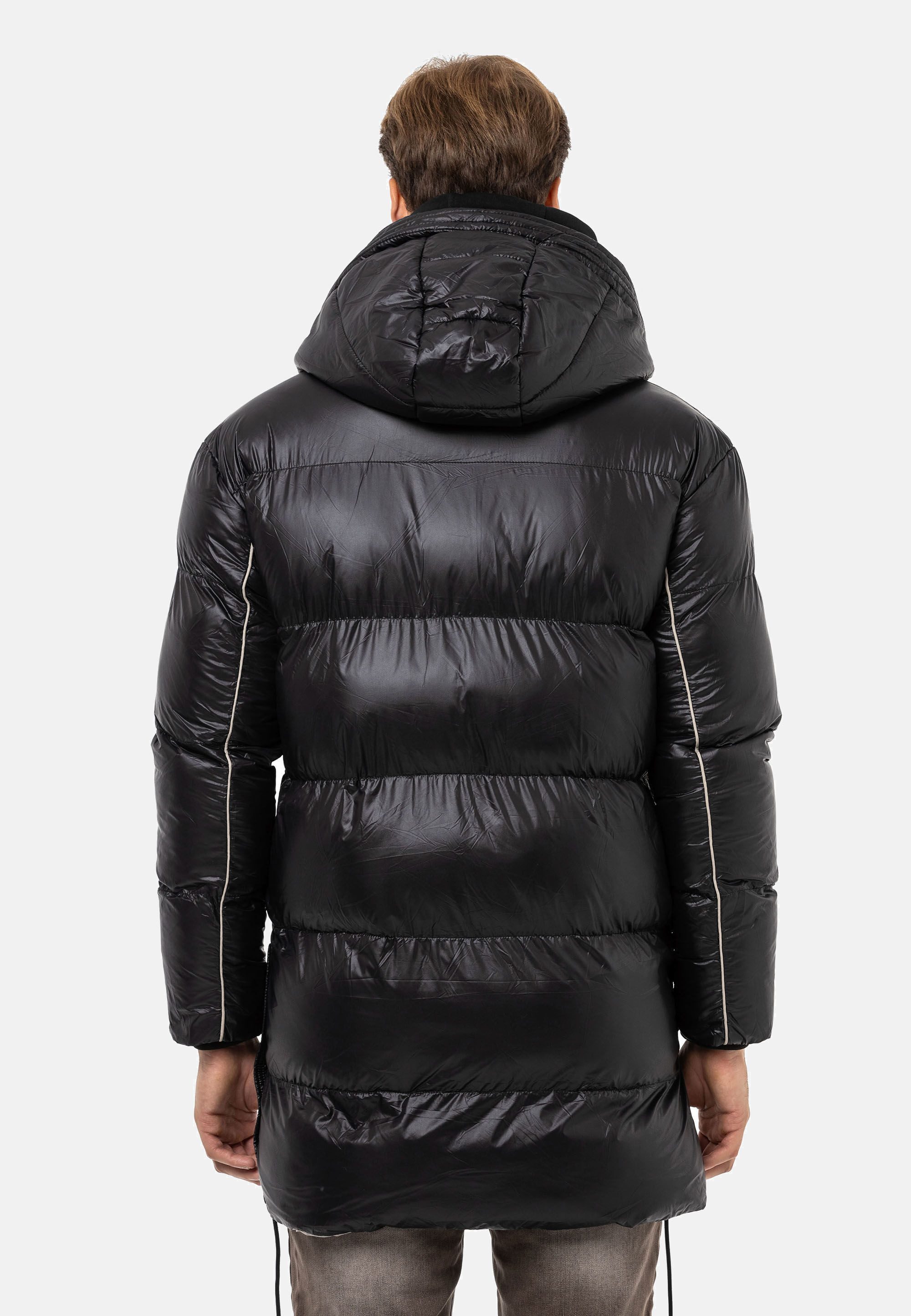 Cipo & Baxx Winterjacke Jacke mit seitlichen Schlitzen