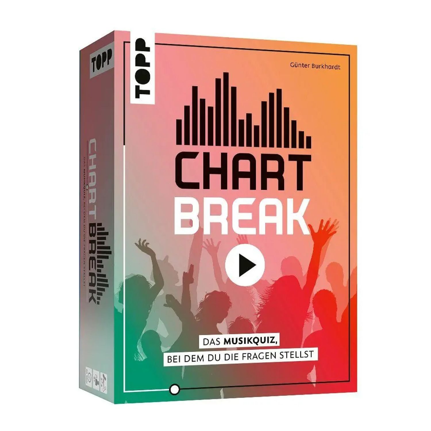 frechverlag Spiel Chartbreak - Das Musikquiz, bei dem du die Fragen stellst