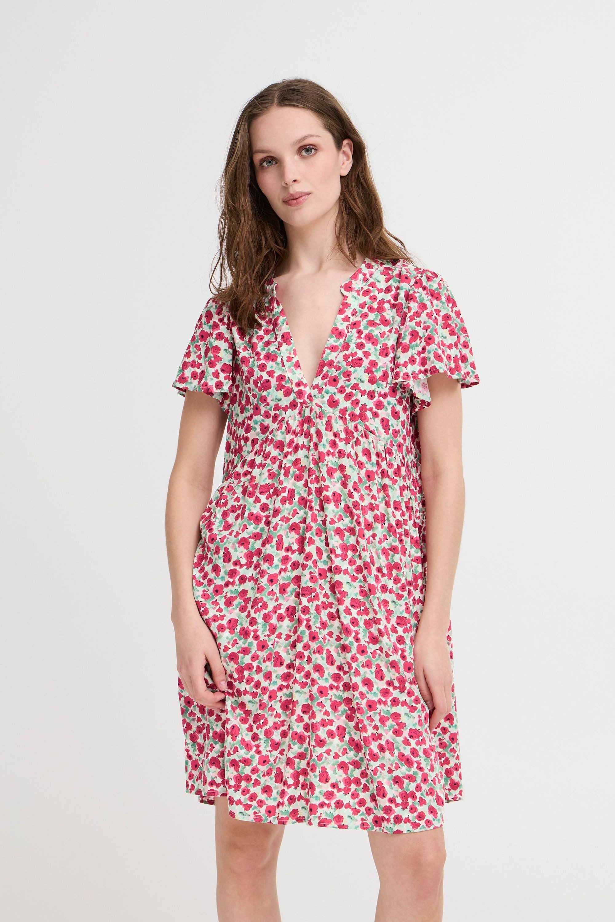 Ichi Minikleid IHAYA lockeres Sommerkleid mit günstig online kaufen